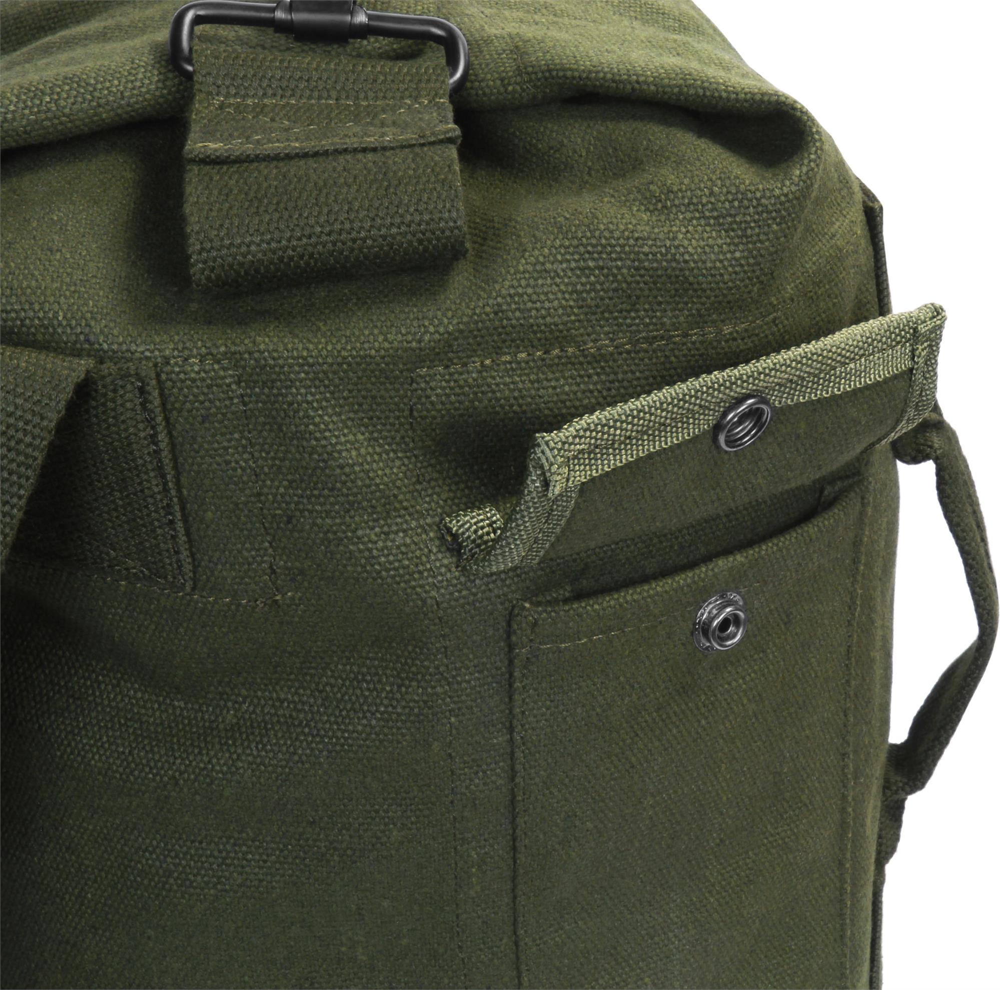 Seesack Duffel Bag 20 Liter Canvas-Reiseseesack mit Doppelgurt Trockensack  - Bild 18 von 37