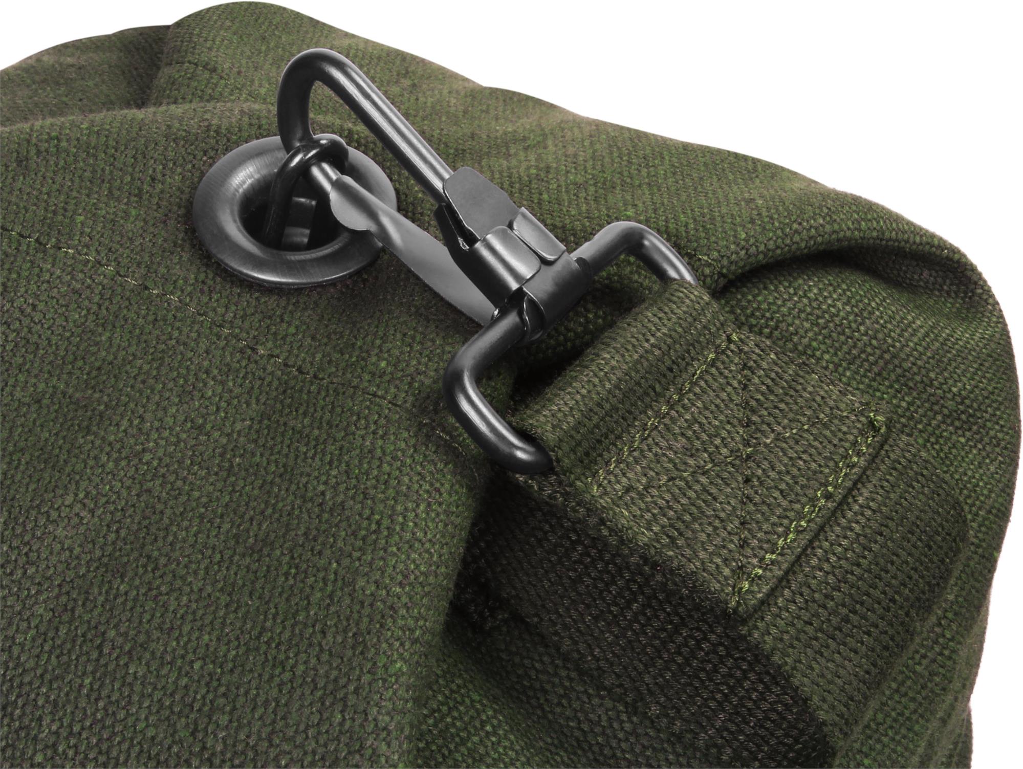 Seesack Duffel Bag 20 Liter Canvas-Reiseseesack mit Doppelgurt Trockensack  - Bild 19 von 37