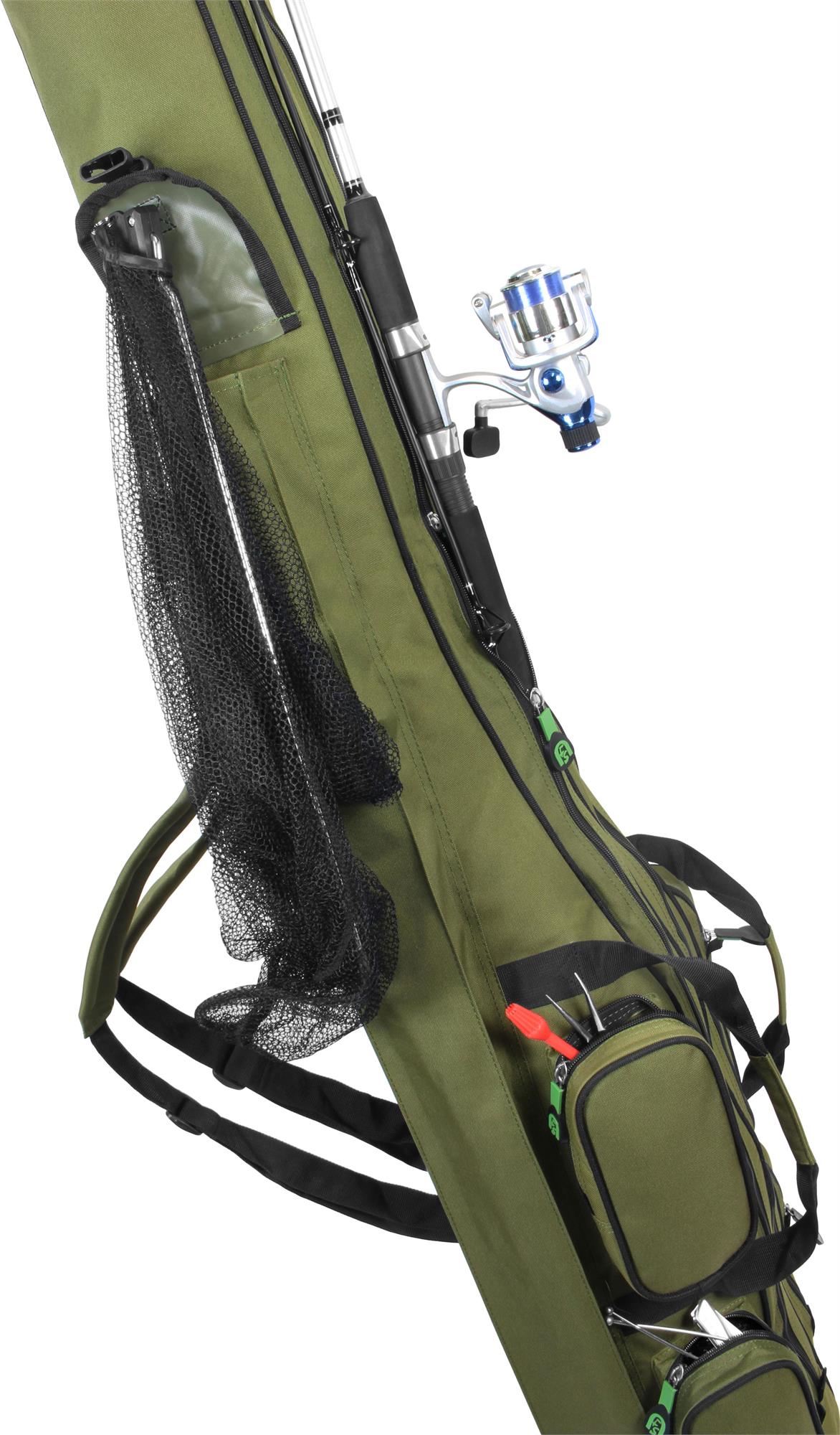 Rutentasche Rutenfutteral Angeltasche 2 oder 3 Fächer -versch. Längen und Farben