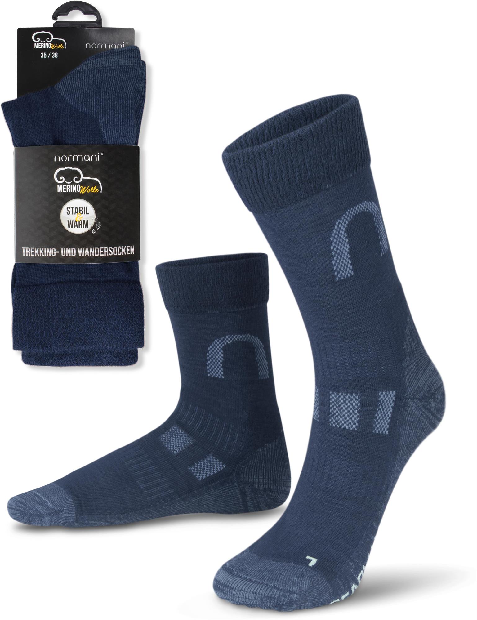 2 Paar Merinowollsocken – Wandersocken & Trekkingsocken, Temperaturregulierend - Bild 6 von 16