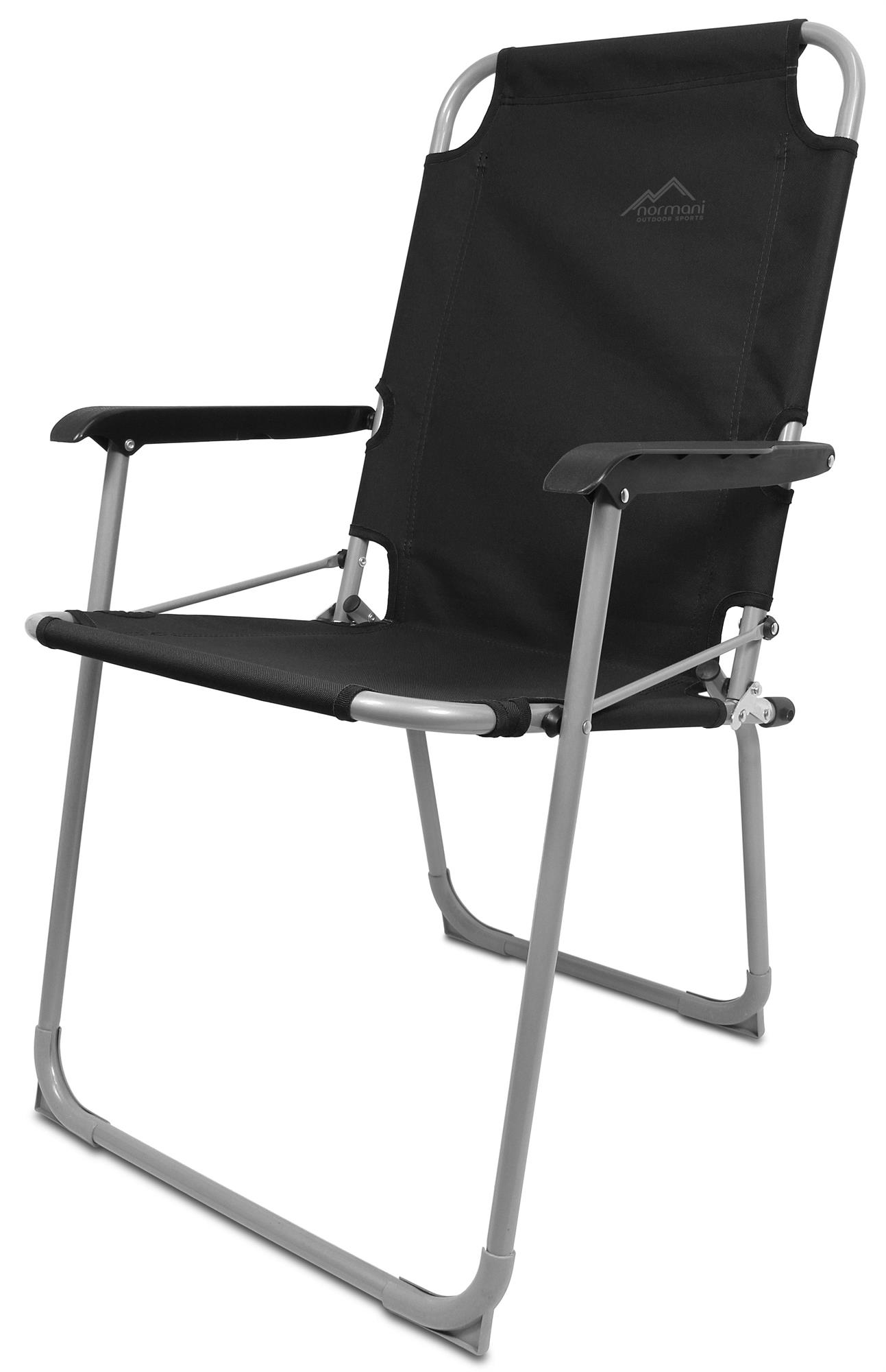 CAMPING CHAIR &SAKAMI& Robust Folding Chair Beach Chair with Back up to