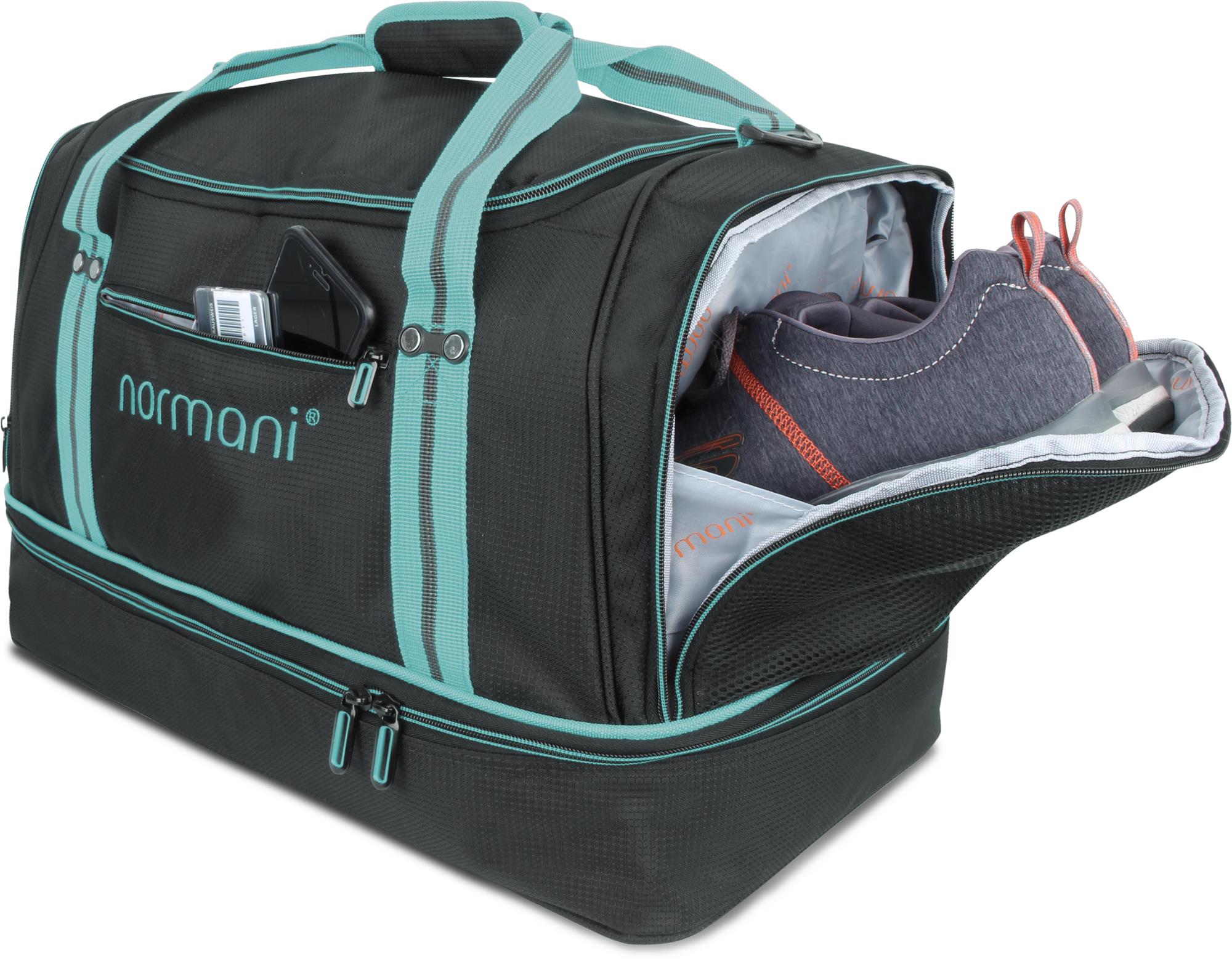 Reisetasche mit Rucksackfunktion und Nassfach / Schuhfach 58 Liter Sporttasche - Bild 36 von 54