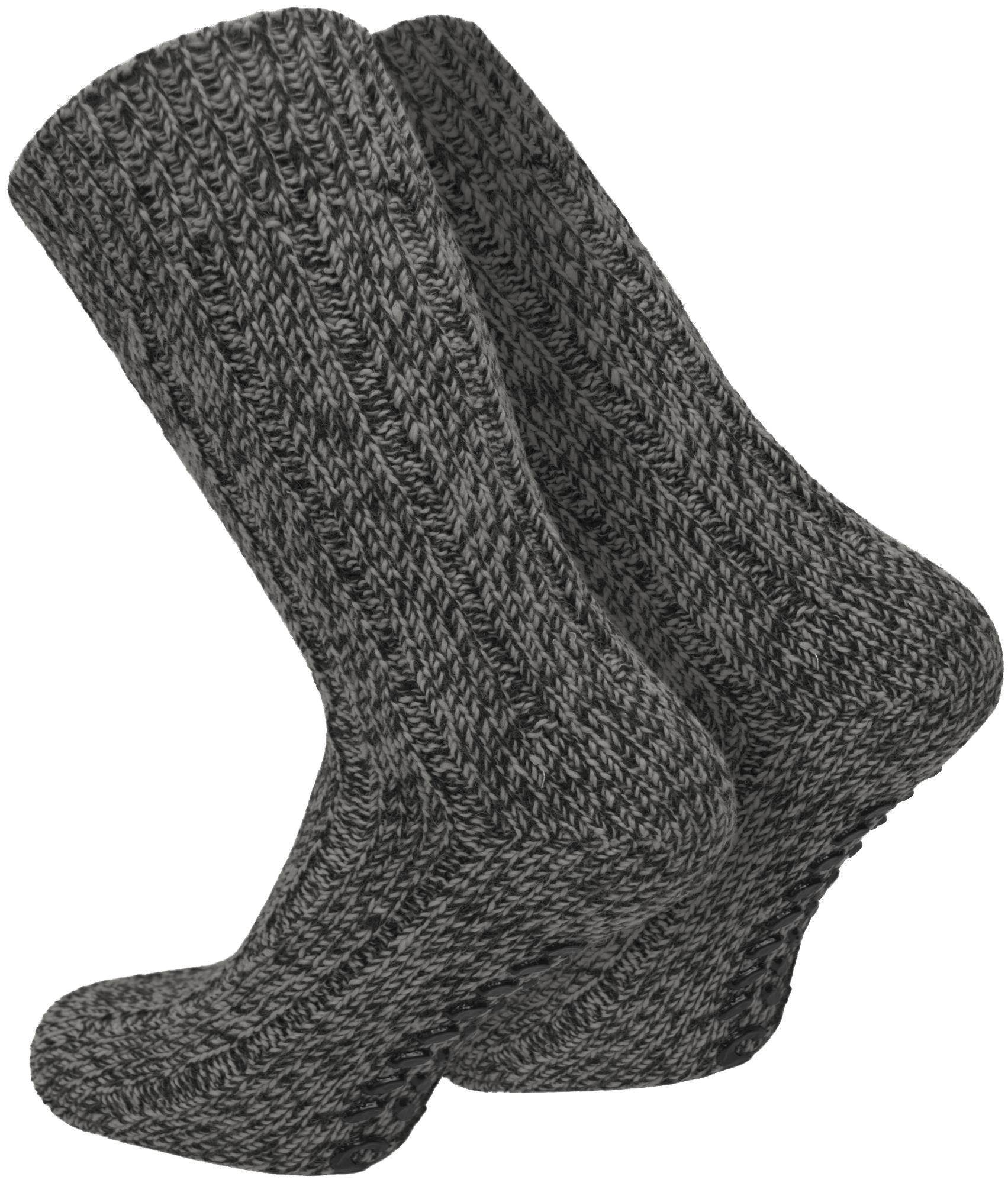 2 Paar normani® Norweger-ABS-Socken mit Schafwolle Noppensocken Homesocks - Bild 12 von 12