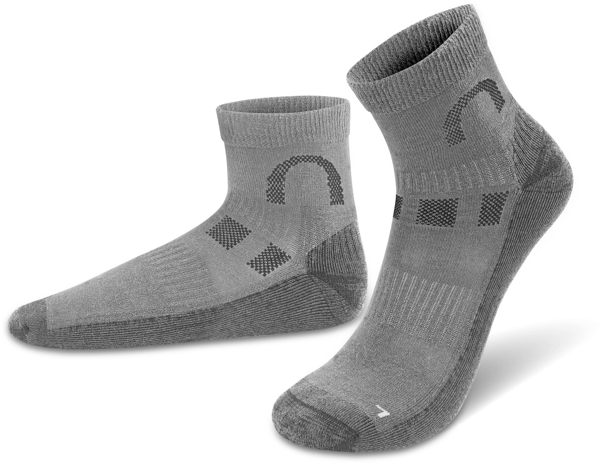 2 Paar Merino-Kurzschaft Trekking Outdoor Angeln kurze Socken (Merinowolle) - Bild 7 von 11