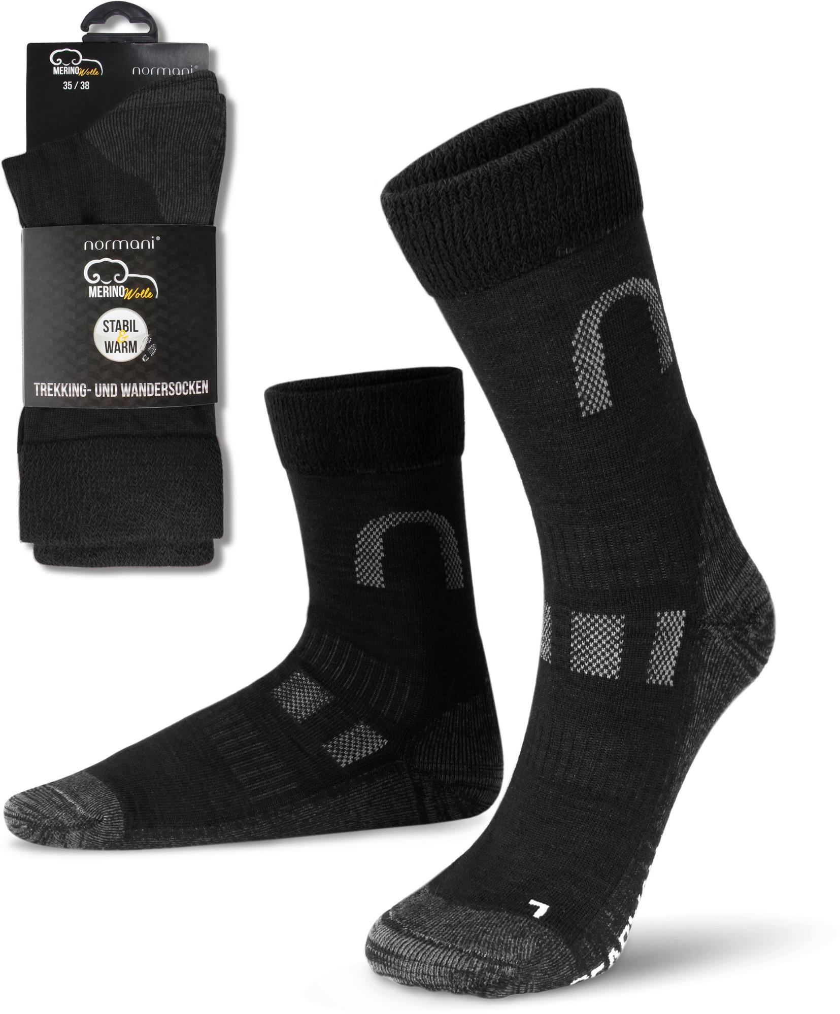 2 Paar Merinowollsocken – Wandersocken & Trekkingsocken, Temperaturregulierend - Bild 15 von 16