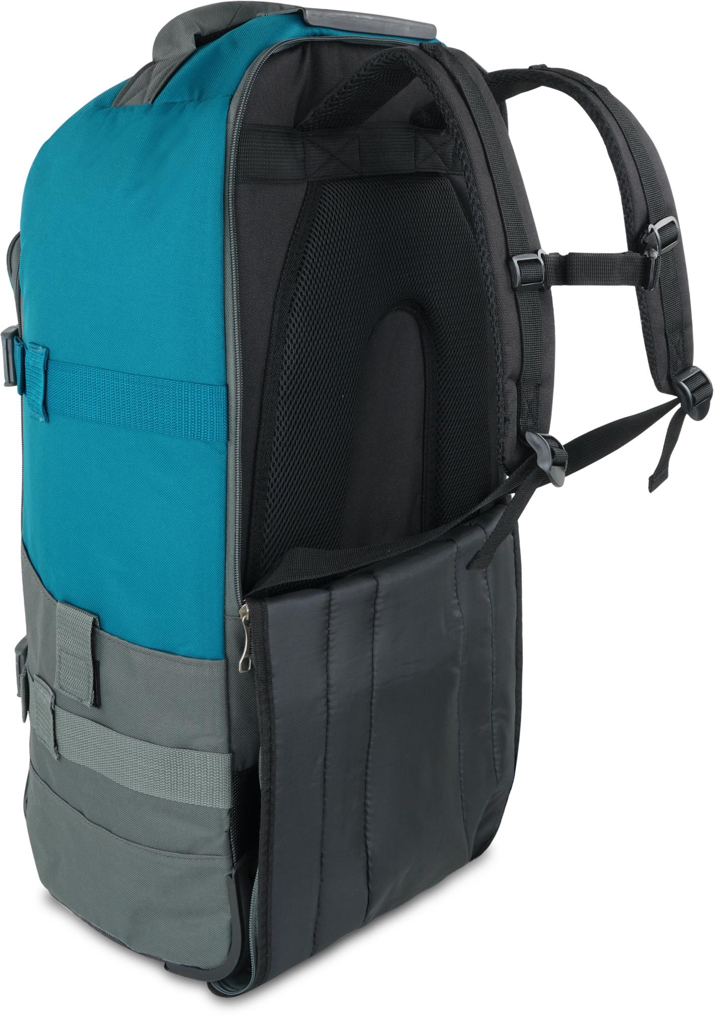 Reisetasche und Rucksack in Einem 60 Liter Trolley mit Rollen Backpacker Tasche