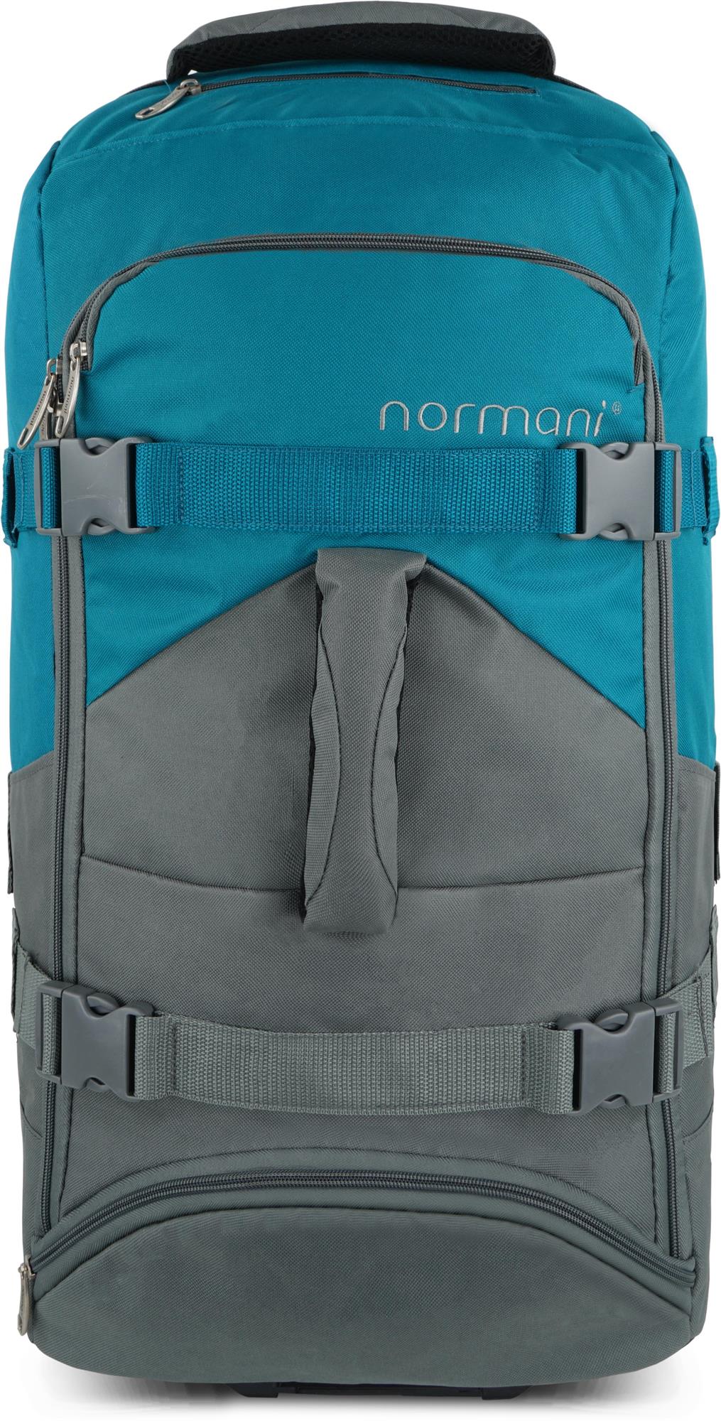 Reisetasche und Rucksack in Einem 60 Liter Trolley mit Rollen Backpacker Tasche