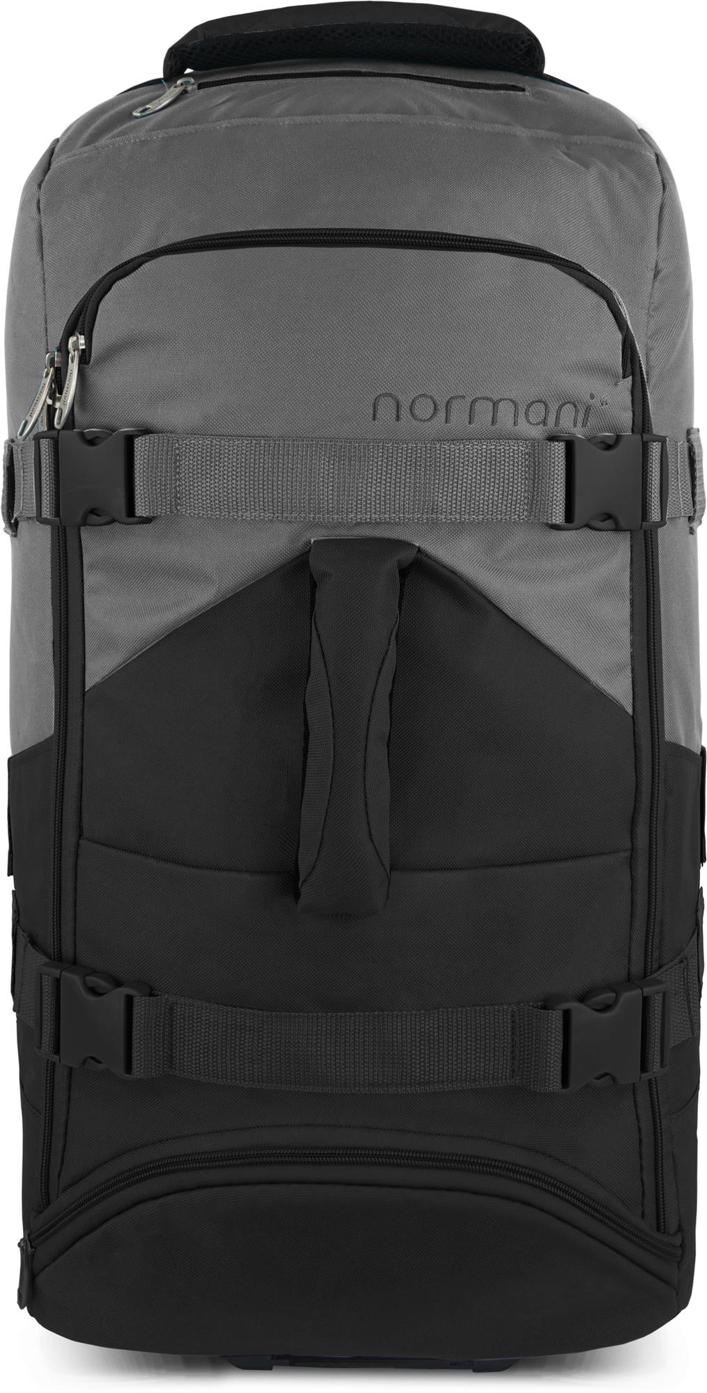 Reisetasche und Rucksack in Einem 60 Liter Trolley mit Rollen Backpacker Tasche