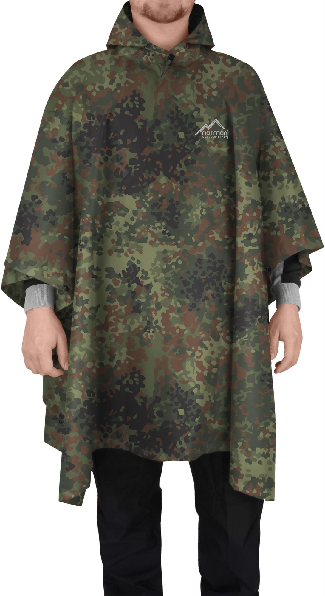 6000 mm Wassers/äule Regenjacke f/ür Damen und Herren normani Outdoor Sports Regenponcho mit Kapuze