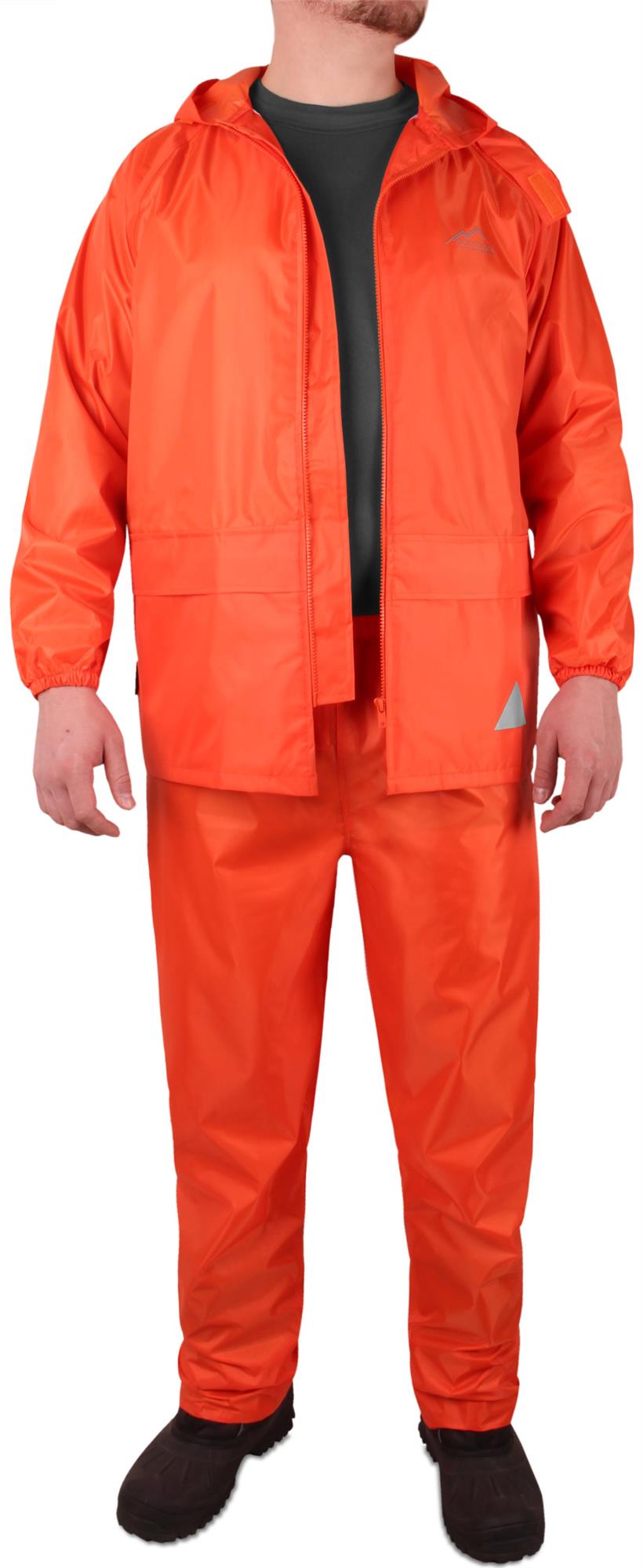 Regenjacke Herren Regenmantel Faltbar Damen Regenhose