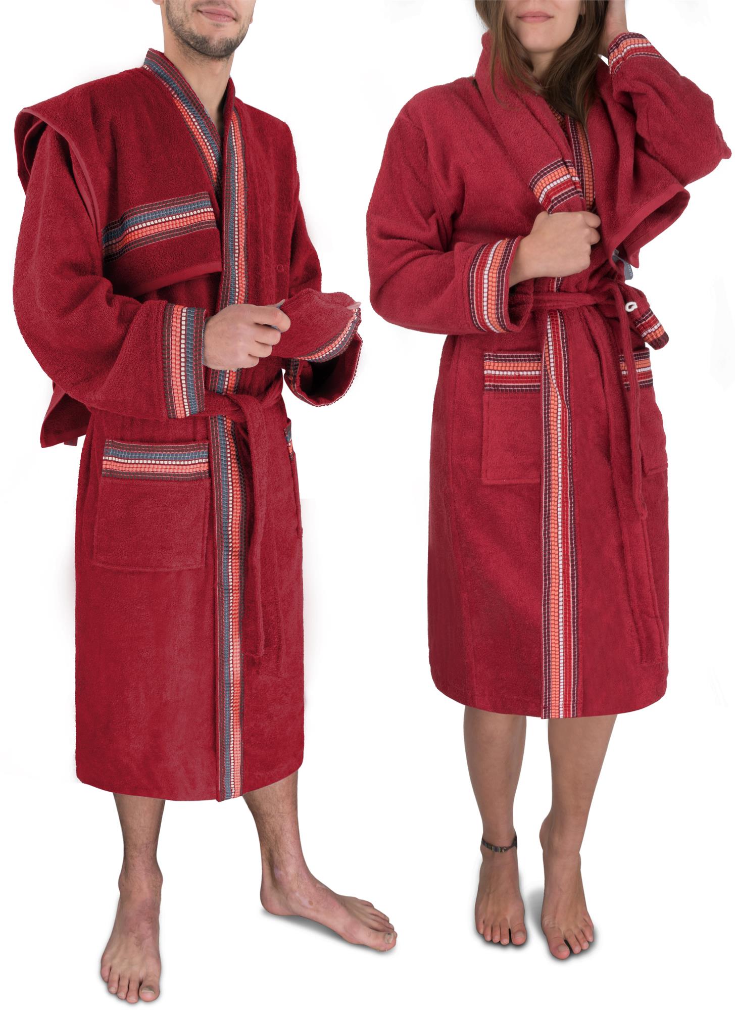 Bademantel „Lean“ aus 100 % Bio-Baumwolle für Damen und Herren - Bild 9 von 54