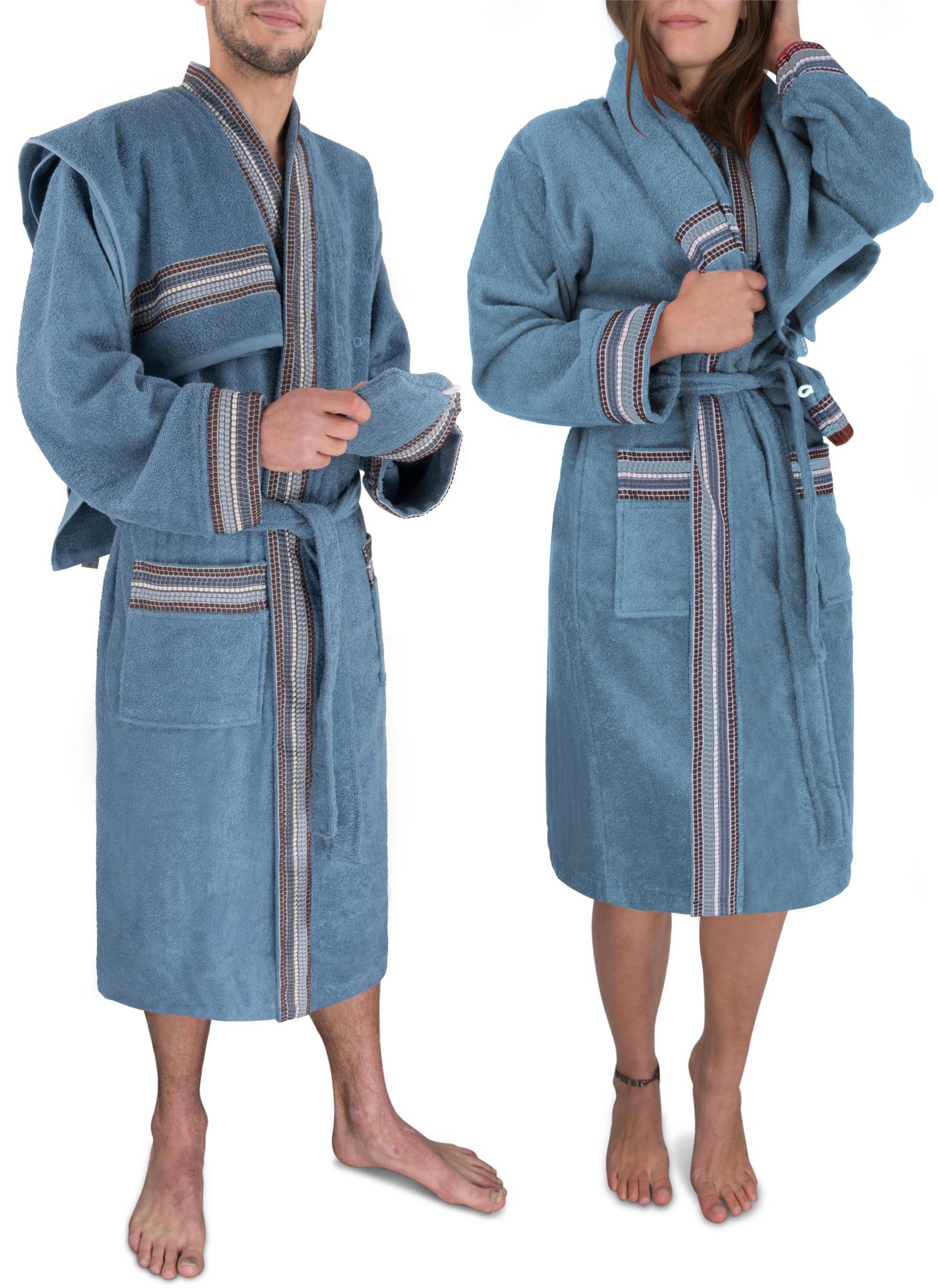 Bademantel „Lean“ aus 100 % Bio-Baumwolle für Damen und Herren - Bild 45 von 54