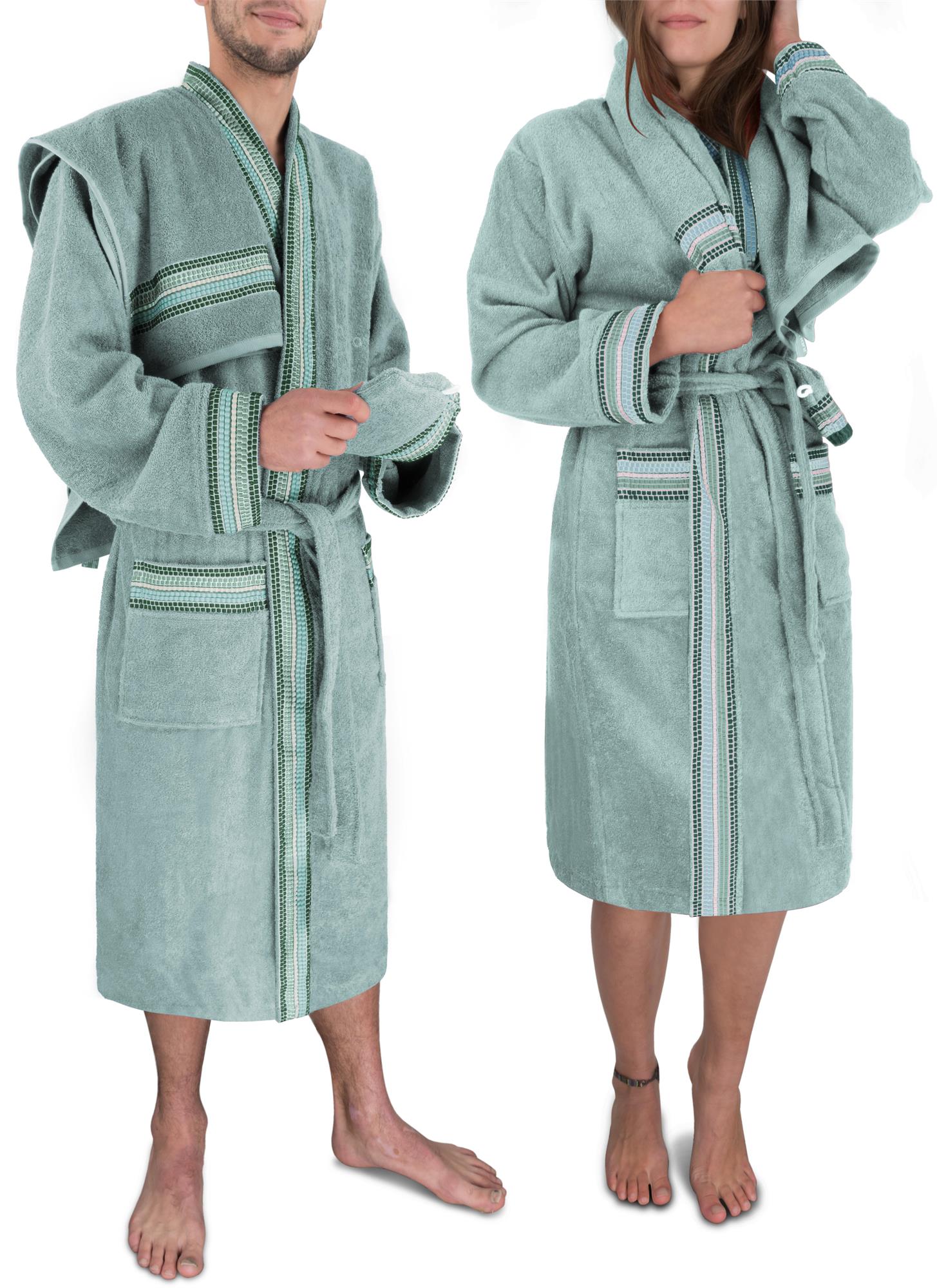 Bademantel „Lean“ aus 100 % Bio-Baumwolle für Damen und Herren - Bild 39 von 54