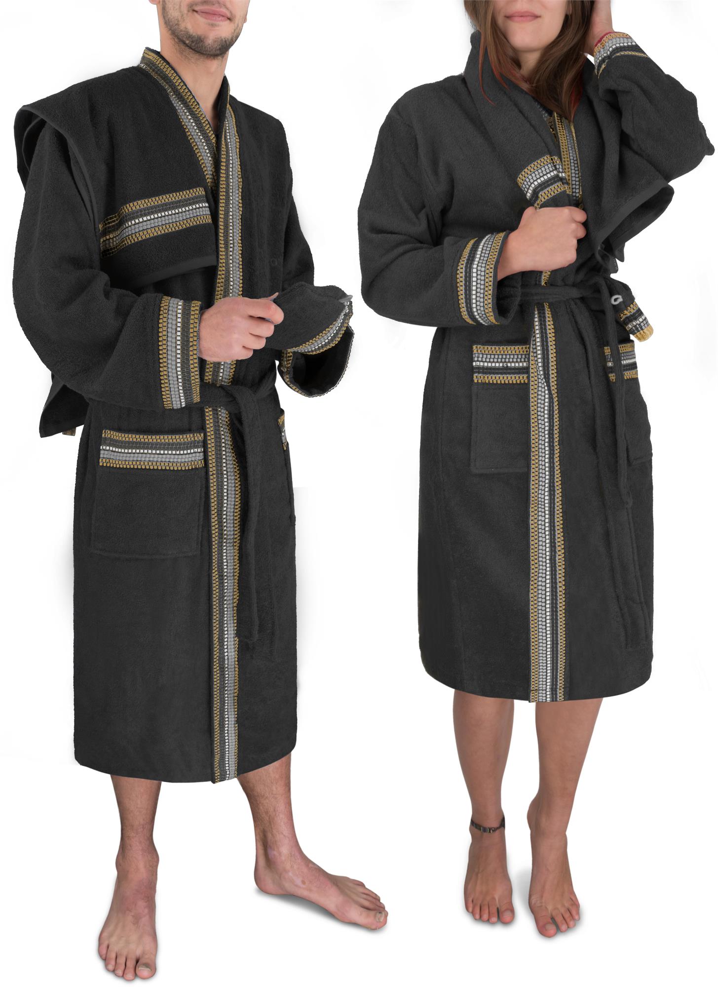 Bademantel „Lean“ aus 100 % Bio-Baumwolle für Damen und Herren - Bild 33 von 54