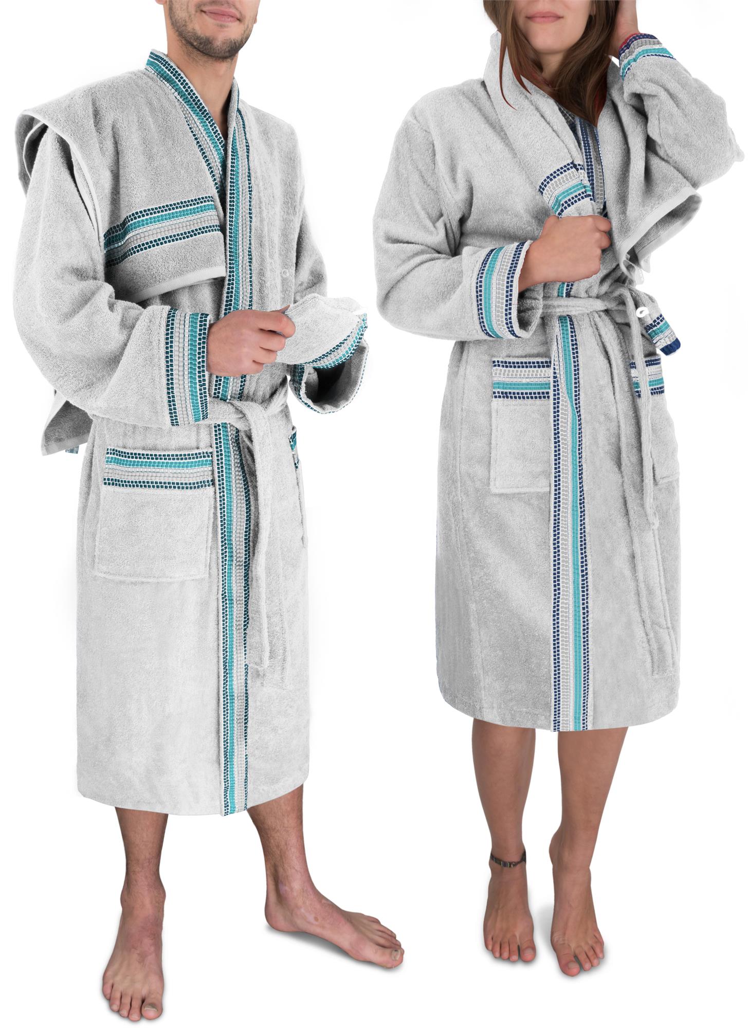 Bademantel „Lean“ aus 100 % Bio-Baumwolle für Damen und Herren - Bild 21 von 54