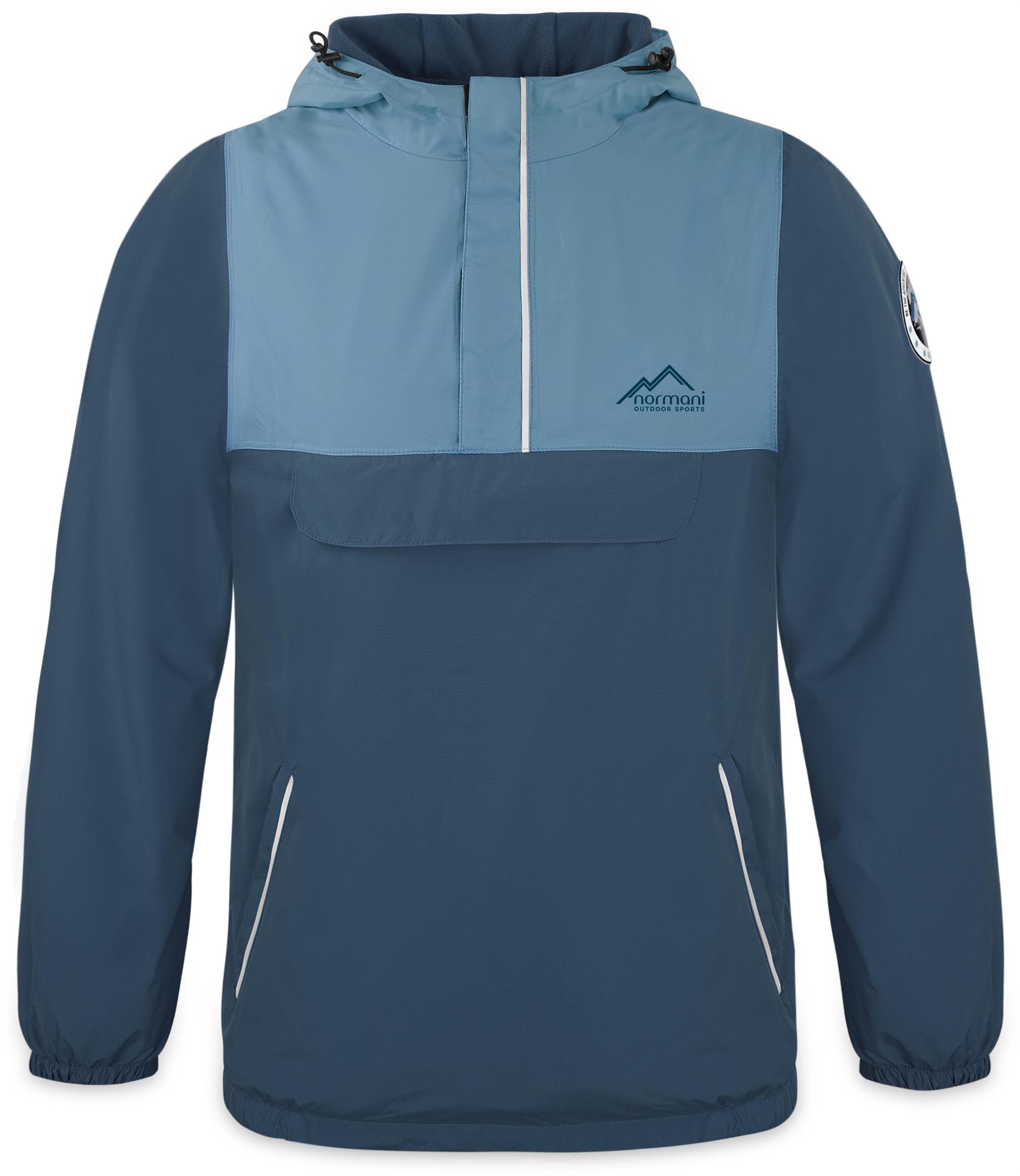 Kinder Windbreaker Winterjacke mit Kapuze und Reflektoren - warmes Fleecefutter 