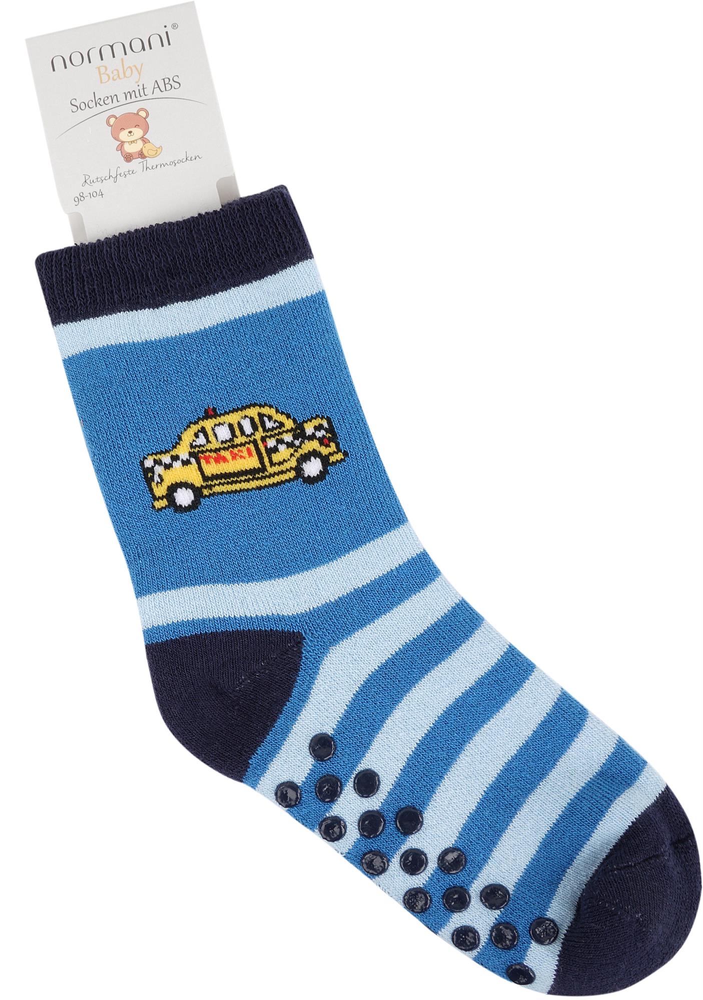 3 Paar Kinder socken mit ABS-Druck Rutschfest, Wärmend Bunte Motive