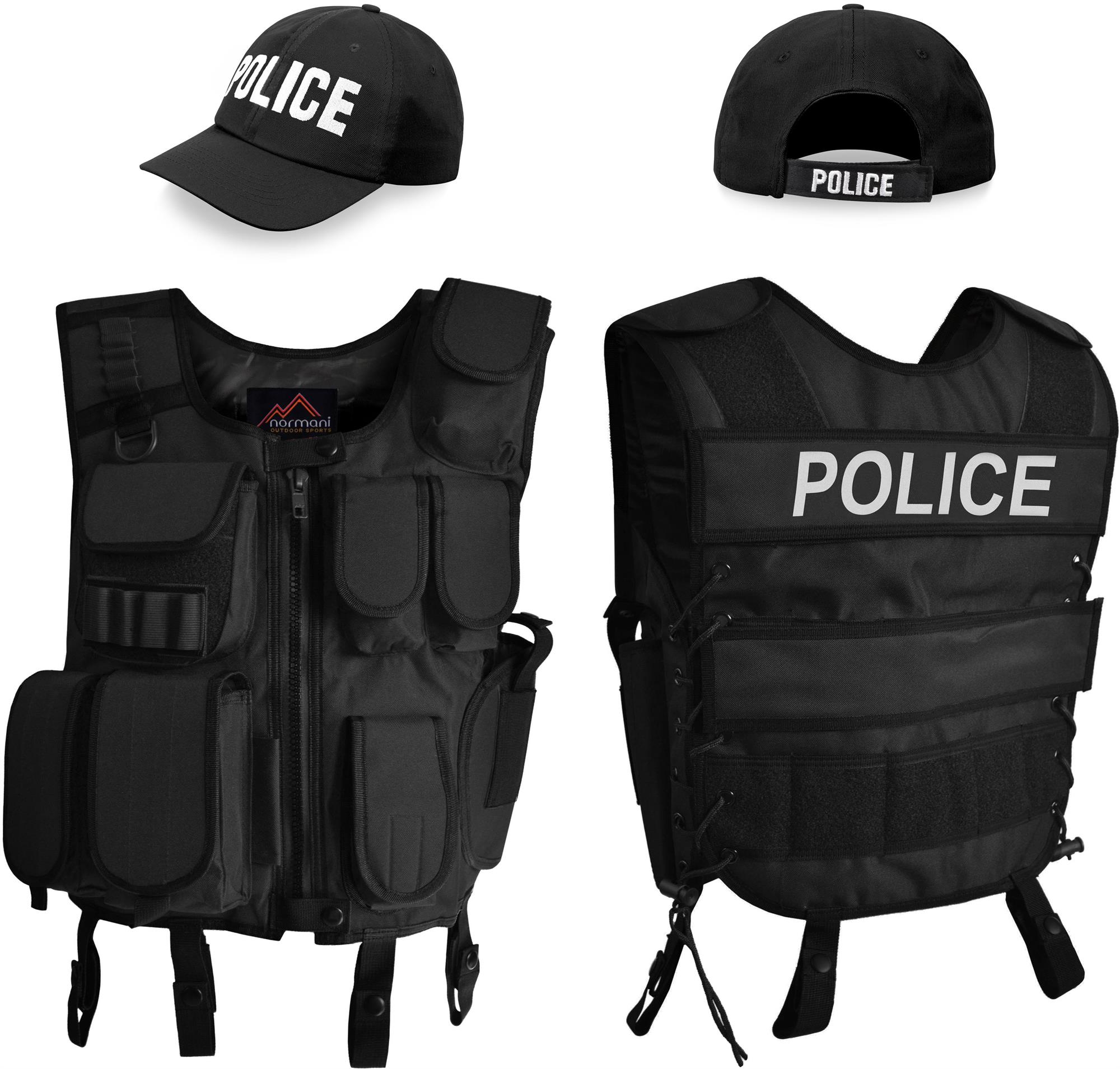 SWAT Kostüm bestehend aus Weste und Cap Größe XS - 4XL wählbar in Profi Qualität - Bild 26 von 41