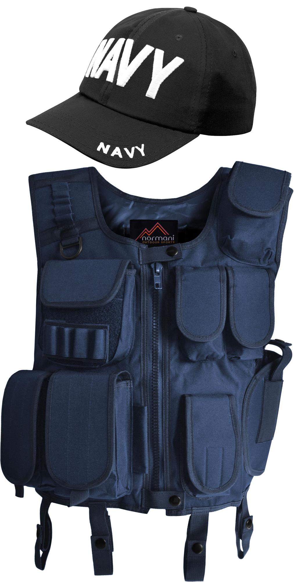 SWAT Kostüm bestehend aus Weste und Cap Größe XS - 4XL wählbar in Profi Qualität - Bild 37 von 41