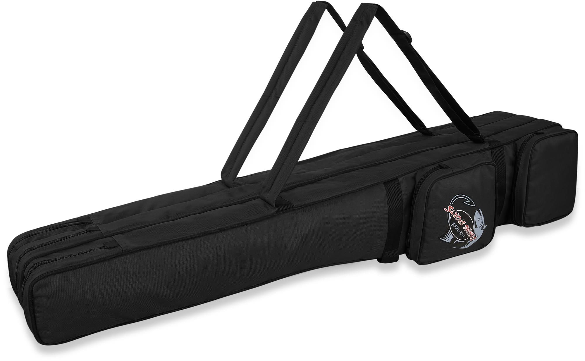 Rutenfutteral Rutentasche Anglertasche Rutenrucksack 3 Fächer - versch. Längen 