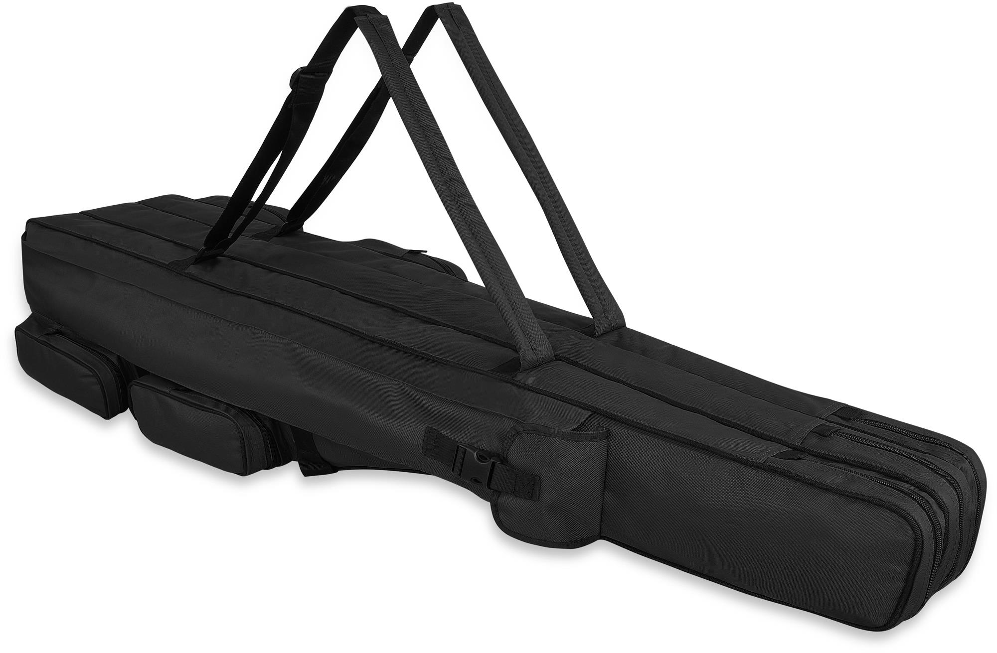 Rutenfutteral Rutentasche Anglertasche Rutenrucksack 3 Fächer - versch. Längen 