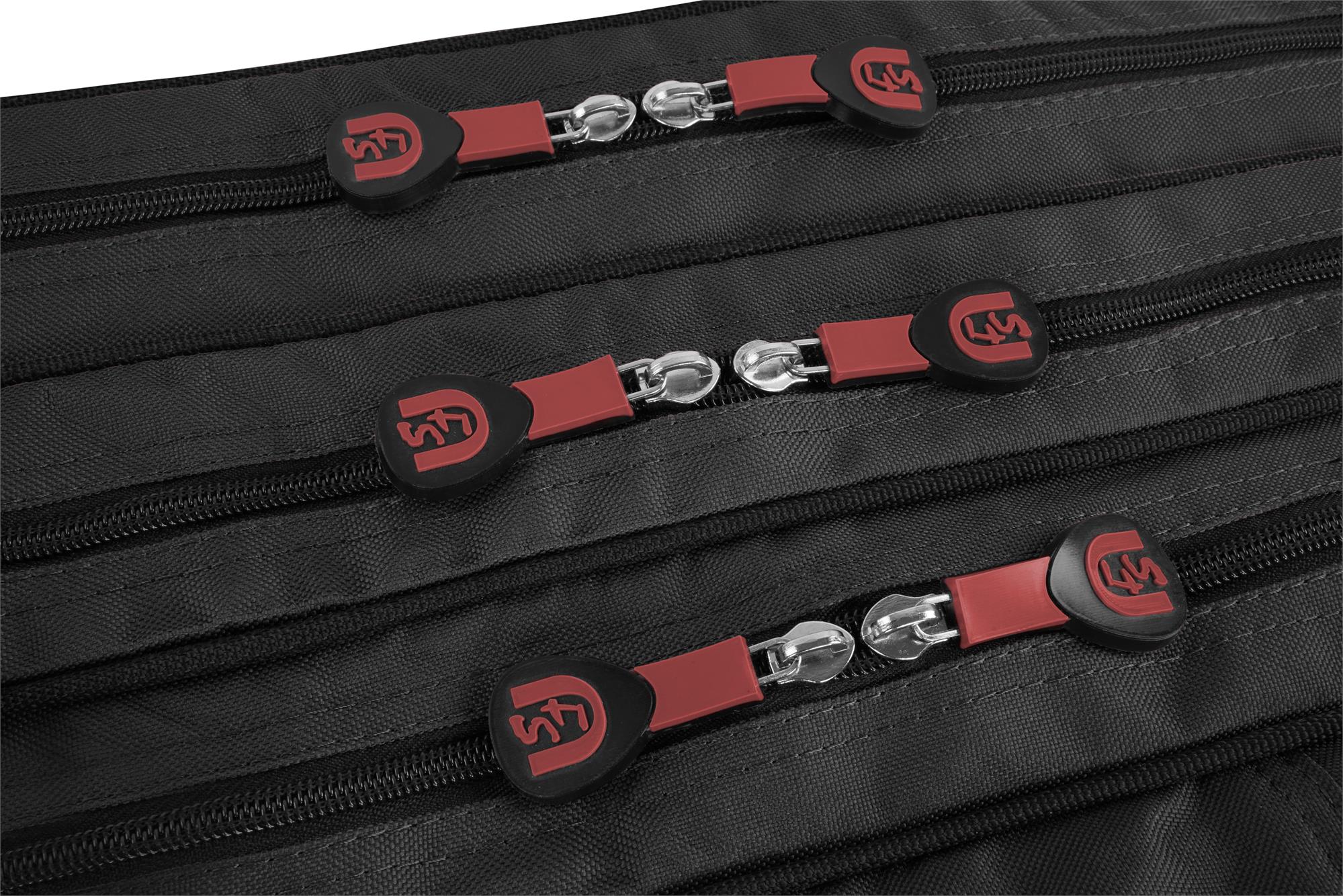 Rutenfutteral Rutentasche Anglertasche Rutenrucksack 3 Fächer - versch. Längen 