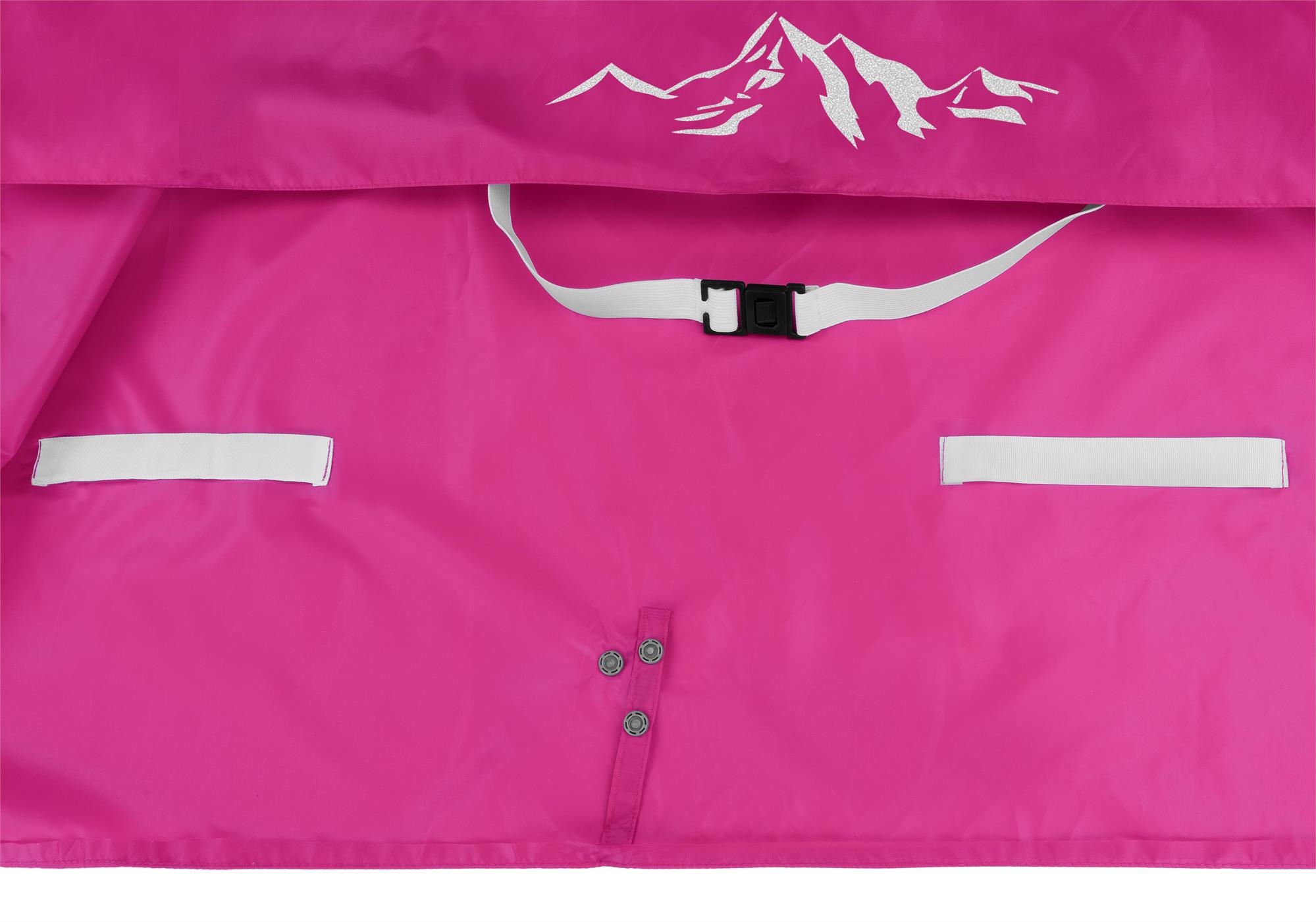Kinder Wasserdichter Regenponcho Regencape mit Ärmeln für Junge und Mädchen