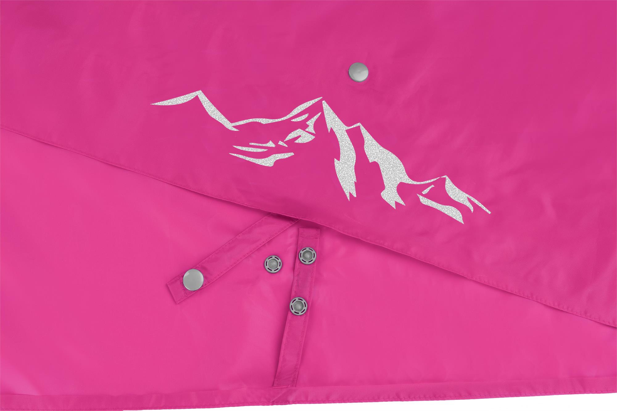 Kinder Wasserdichter Regenponcho Regencape mit Ärmeln für Junge und Mädchen