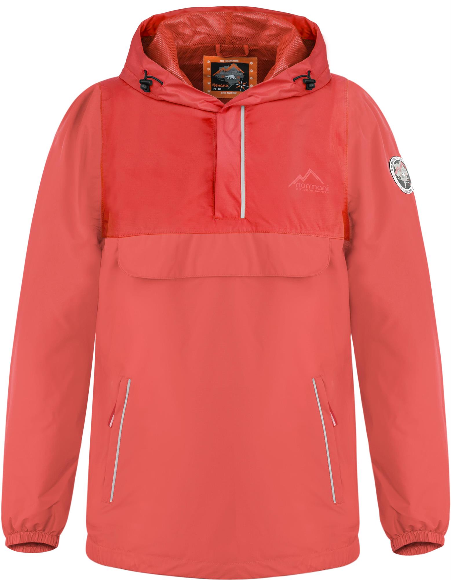Kinder Windbreaker Sommerjacke Regenjacke wasserdichte Reflektoren Schlupfjacke