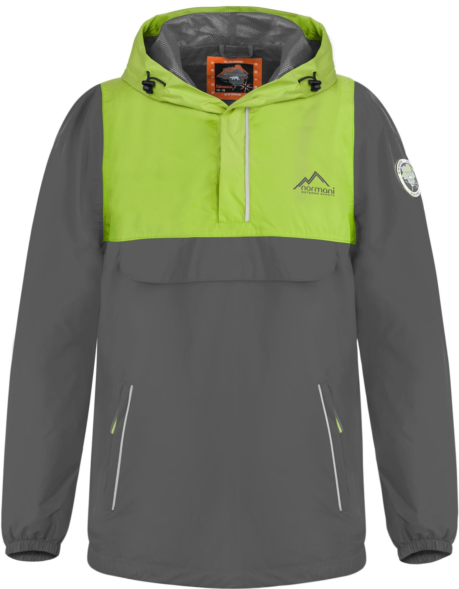 Kinder Windbreaker Sommerjacke Regenjacke wasserdichte Reflektoren Schlupfjacke