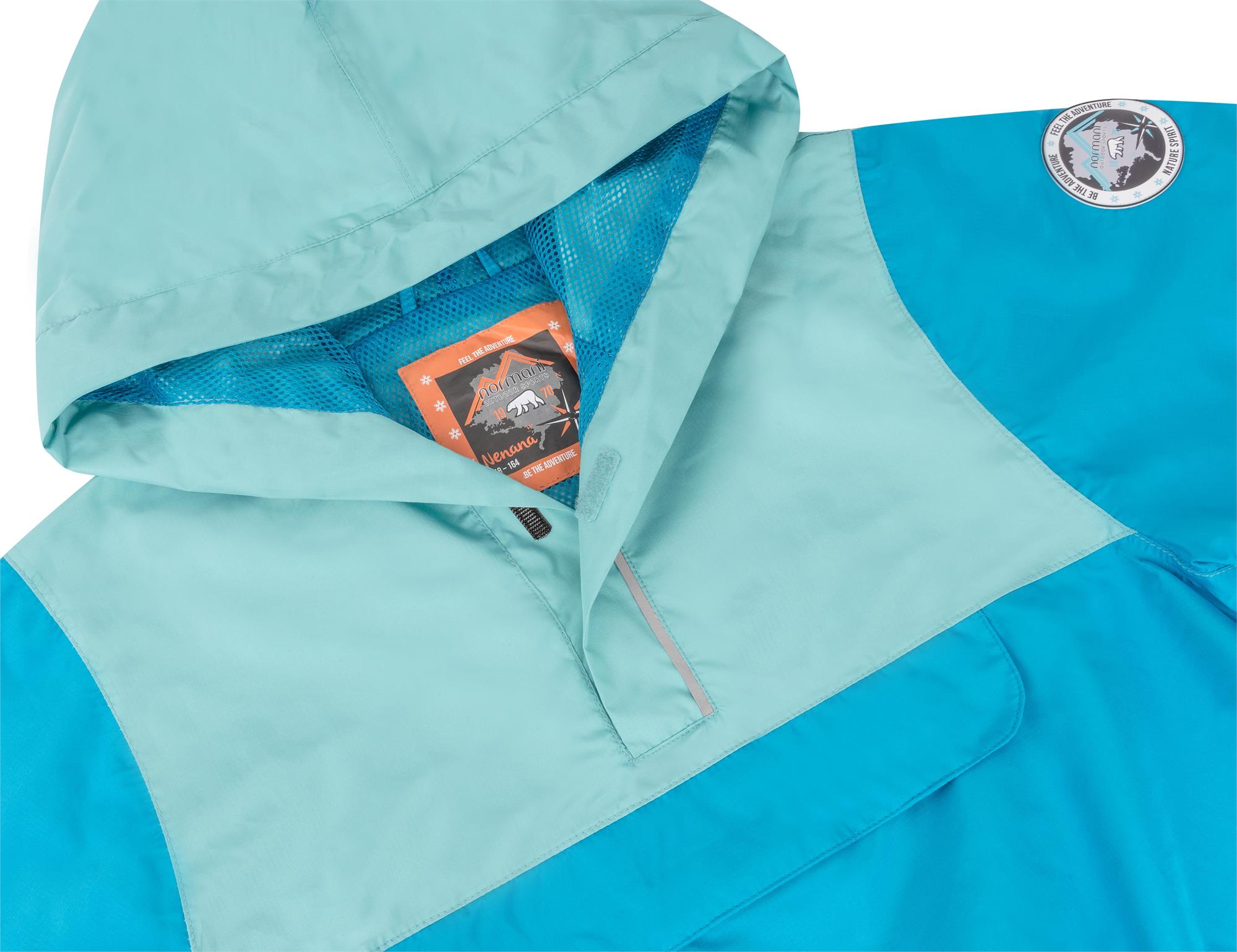 Kinder Windbreaker Sommerjacke Regenjacke wasserdichte Reflektoren Schlupfjacke