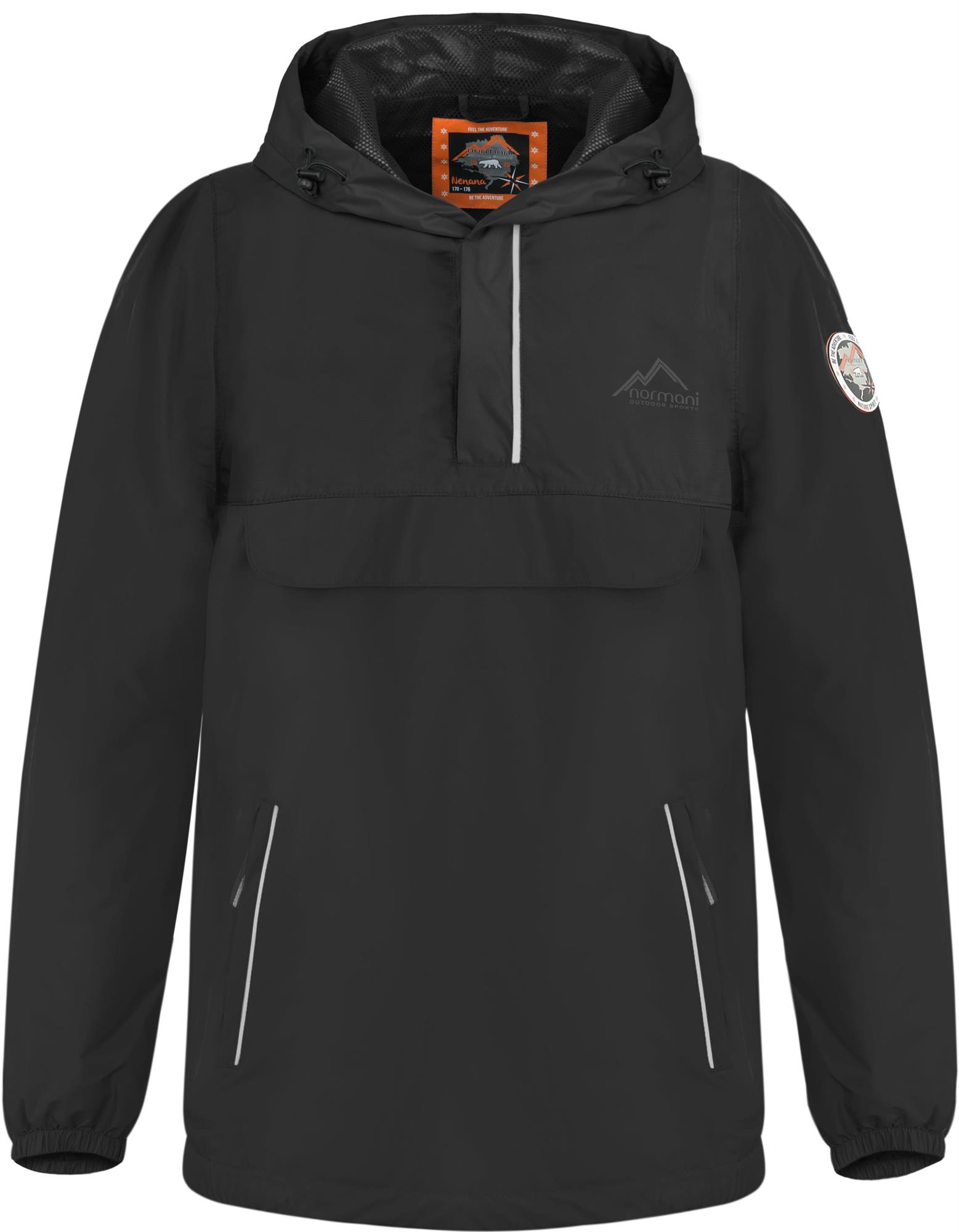 Kinder Windbreaker Sommerjacke Regenjacke wasserdichte Reflektoren Schlupfjacke