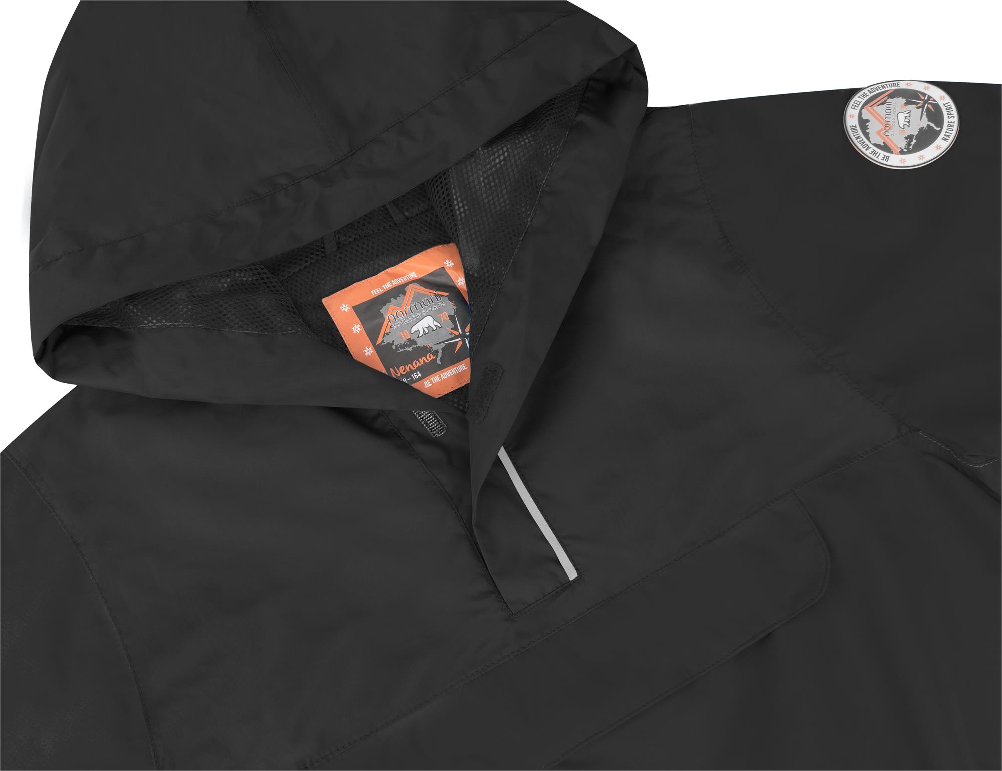 Kinder Windbreaker Sommerjacke Regenjacke wasserdichte Reflektoren Schlupfjacke