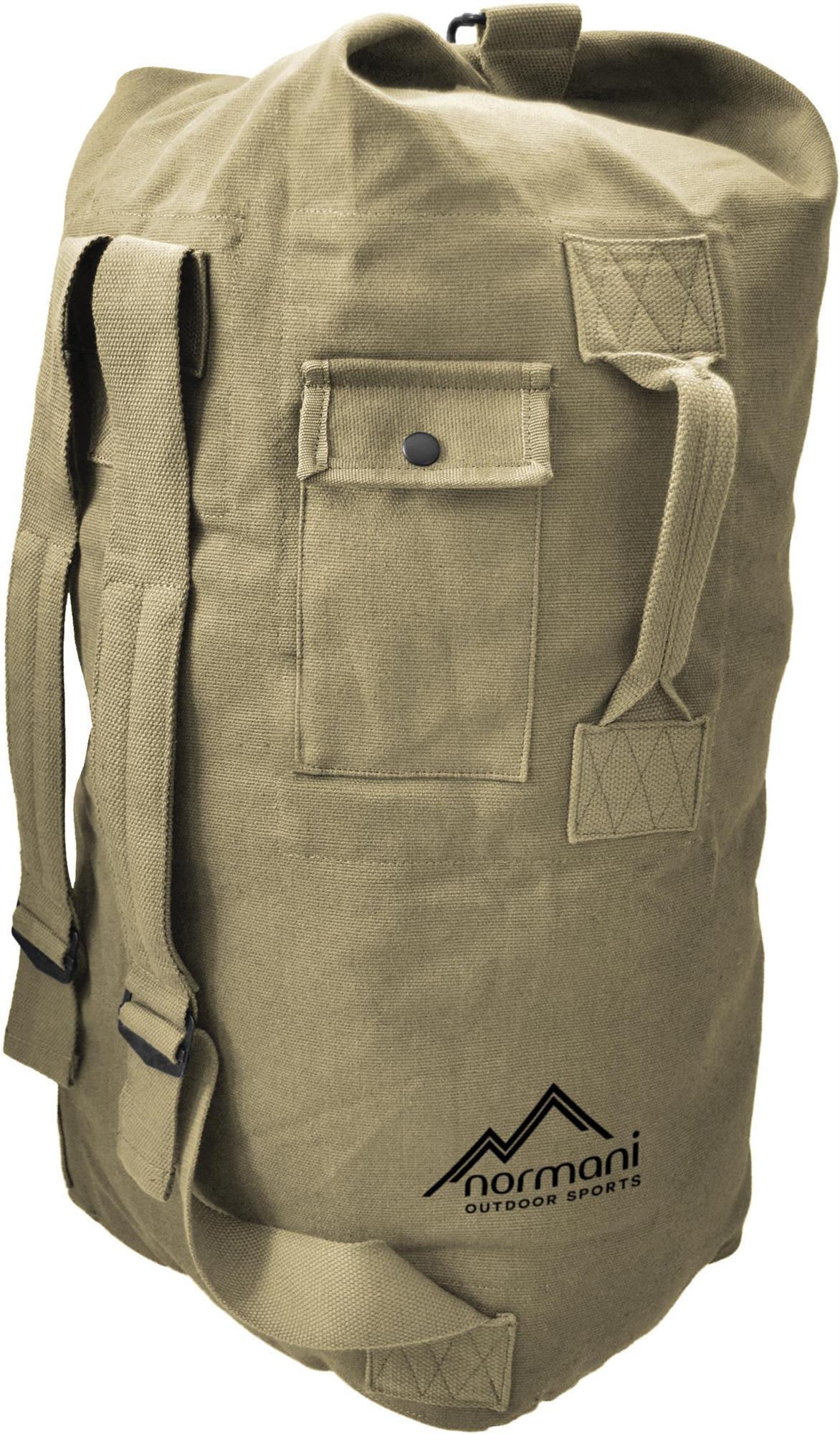 US Seesack Canvas Doppelgurt BW Rucksack -20 / 30 / 50 / 90 Liter Transportsack - Bild 32 von 33