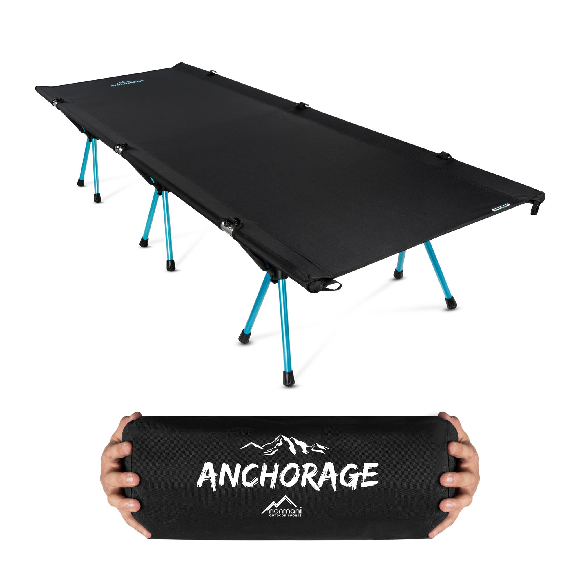 Ultraleichtes Kompaktes Campingbett Feldbett Klappbett Reisebett bis 250Kg warm
