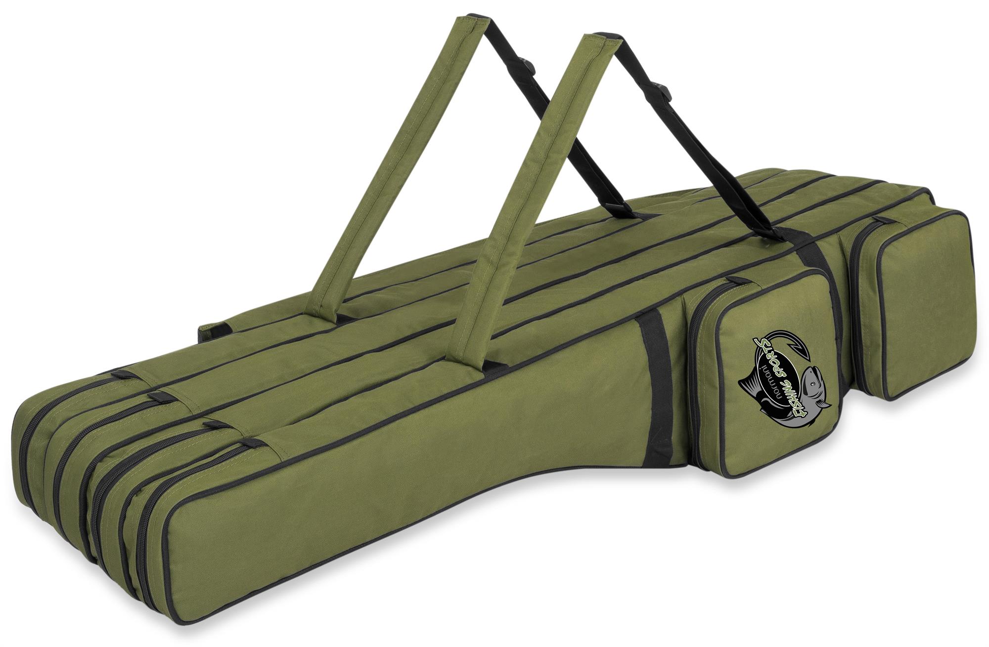 Rutentasche Angeltasche für 8 Ruten - Rutenfutteral Angelkoffer Angelrutentasche - Bild 10 von 91