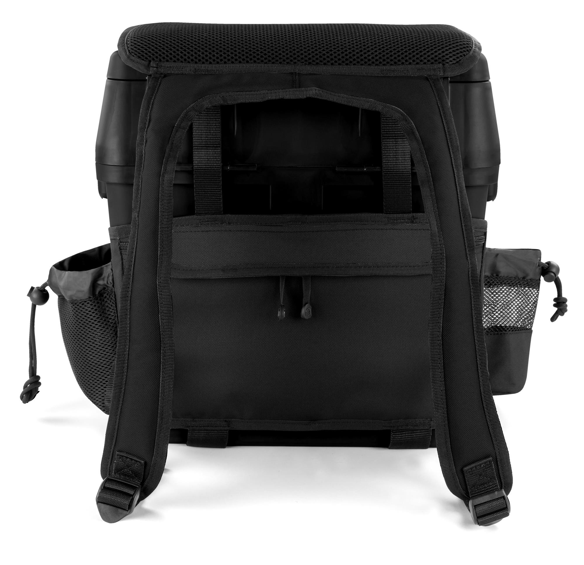 Angelkoffer Angelbox Angeltasche gepolsterte Sitzkiepe inklusive 4