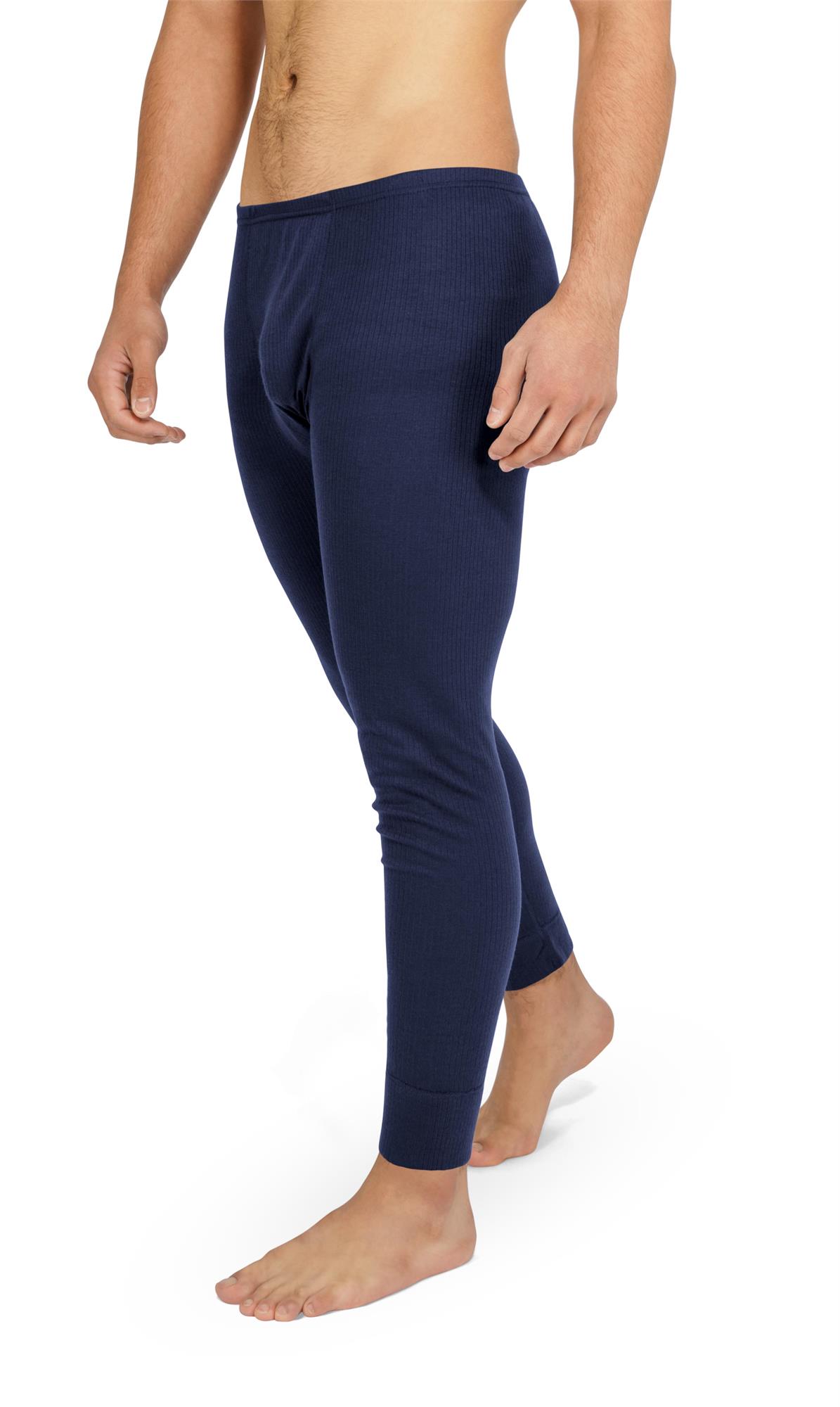 Funktionsunterwäsche Herren Übergröße lange Unterhose Stretch Thermofleece 2-4XL 