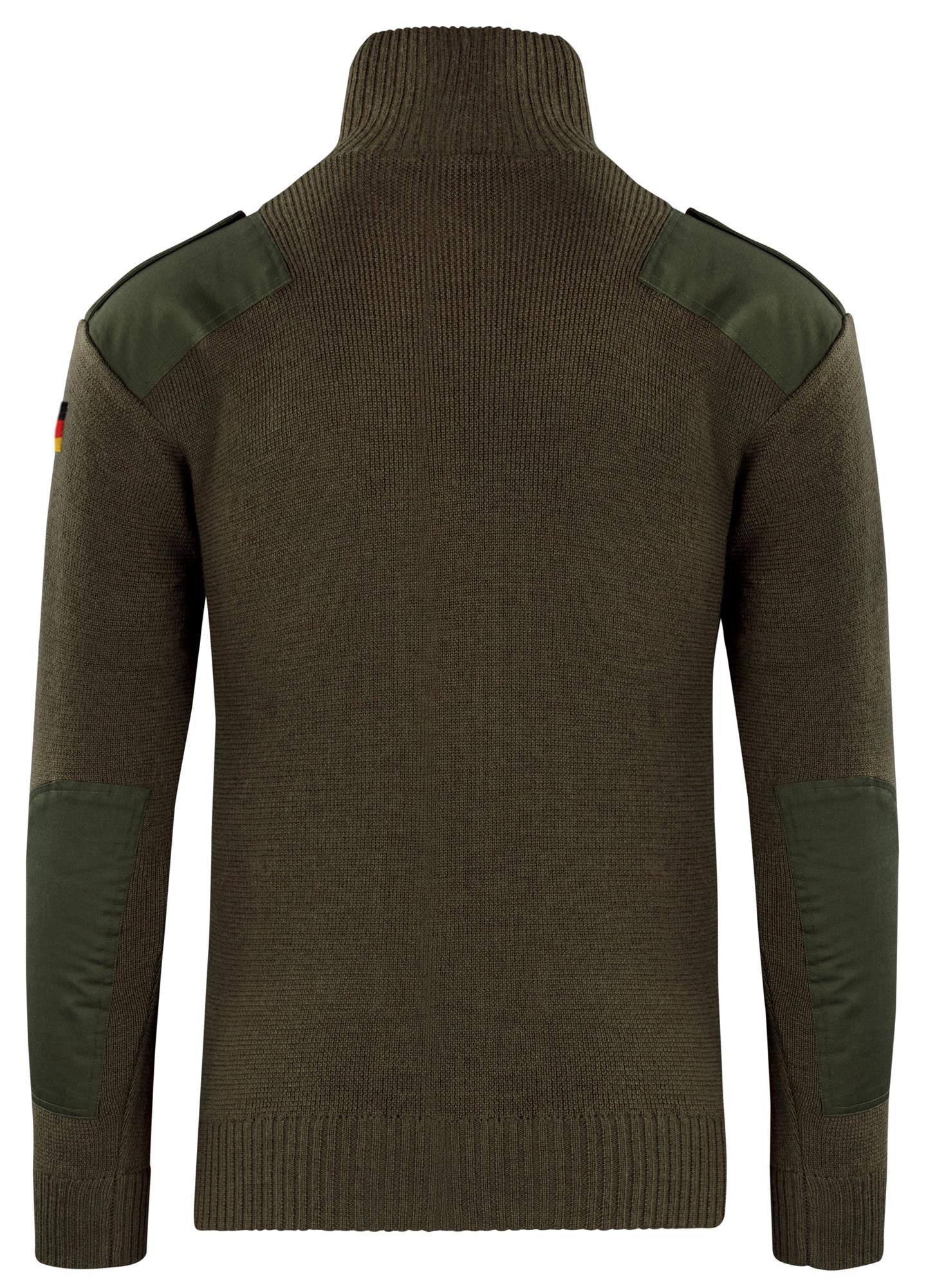 Bundeswehr Strickjacke aus Schurwolle Original Winterjacke nach TL