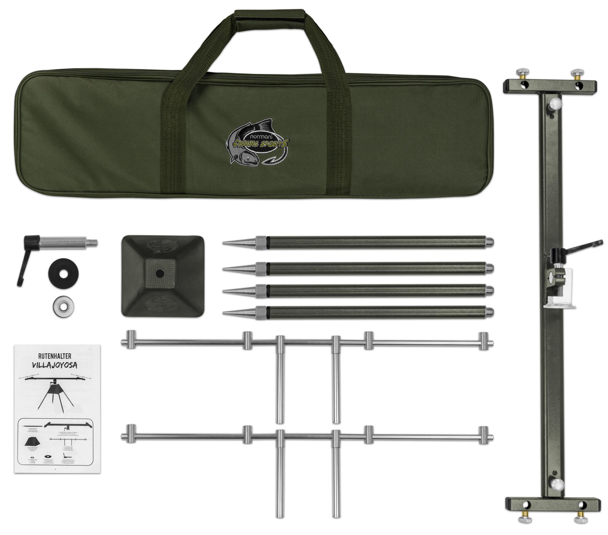 Rutenhalter Rutenauflage Rod Pod Rutenständer für 4 Ruten