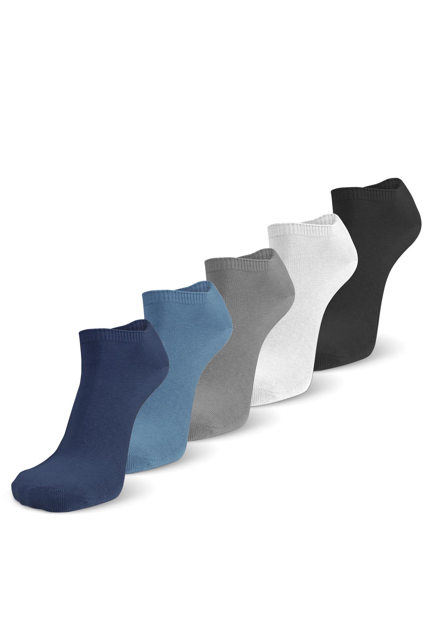 10 Paar normani® American Sneaker Socken Sneaker Freizeit socken Gr.35-50 - Bild 32 von 41