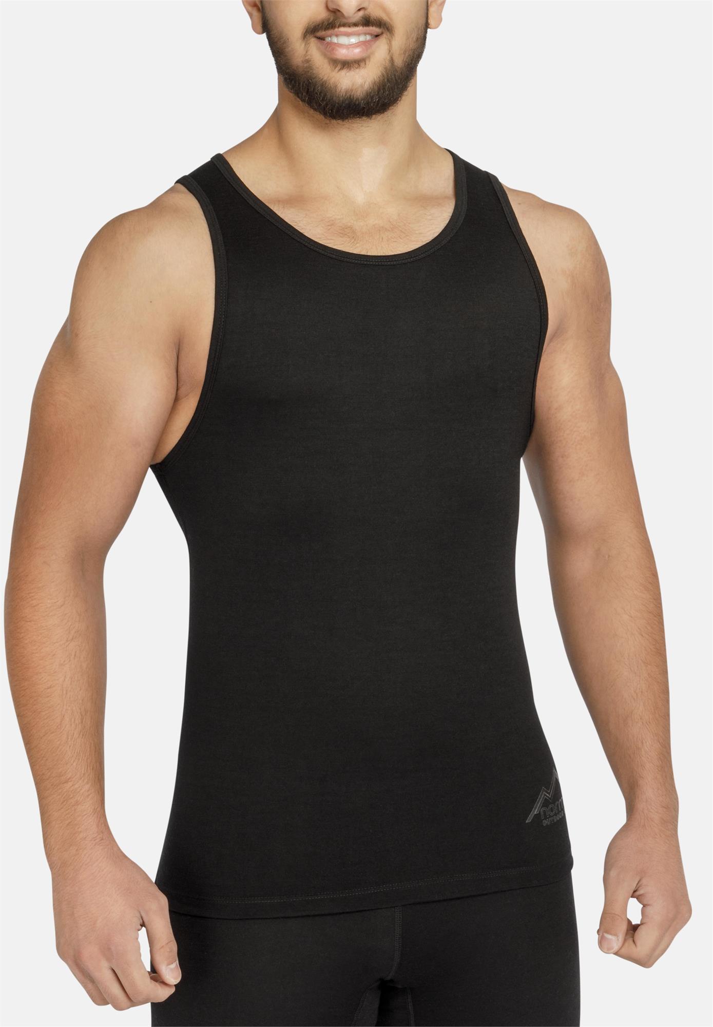 Herren Merino Unterhemd Trägerhemd Funktionsunterhemd Tanktop - 100% Merinowolle - Bild 6 von 28