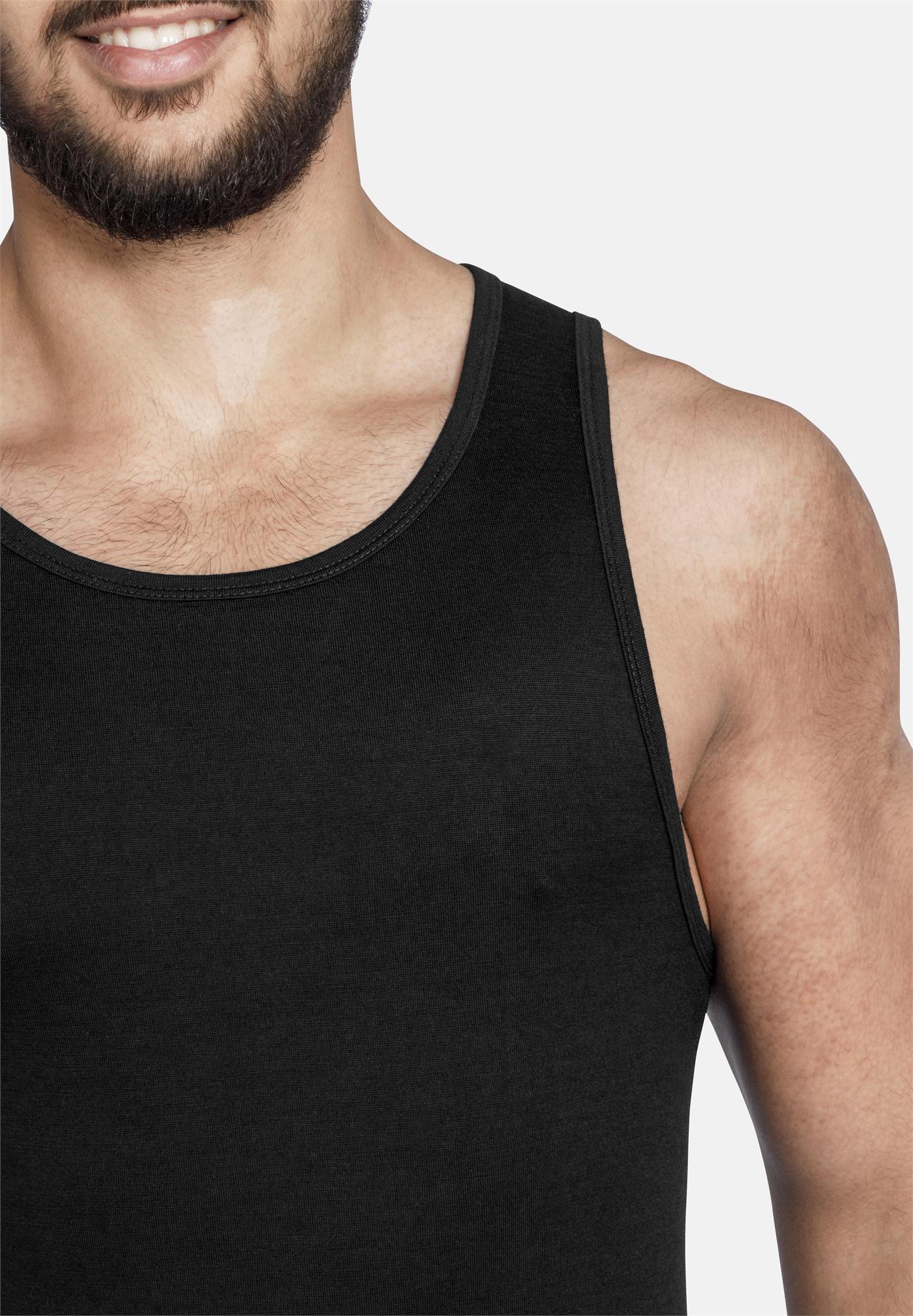 Herren Merino Unterhemd Trägerhemd Funktionsunterhemd Tanktop - 100% Merinowolle - Bild 5 von 28