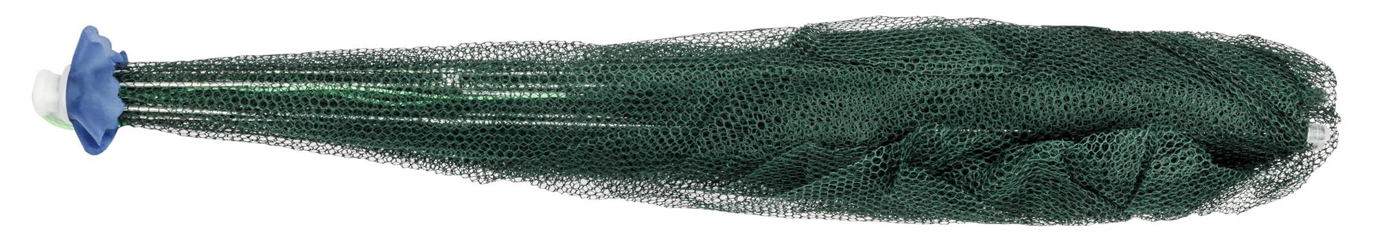 Faltbare Köderfischreuse Fisch Reuse Fischernetz Krebsreuse Garnelen 6 Öffnungen