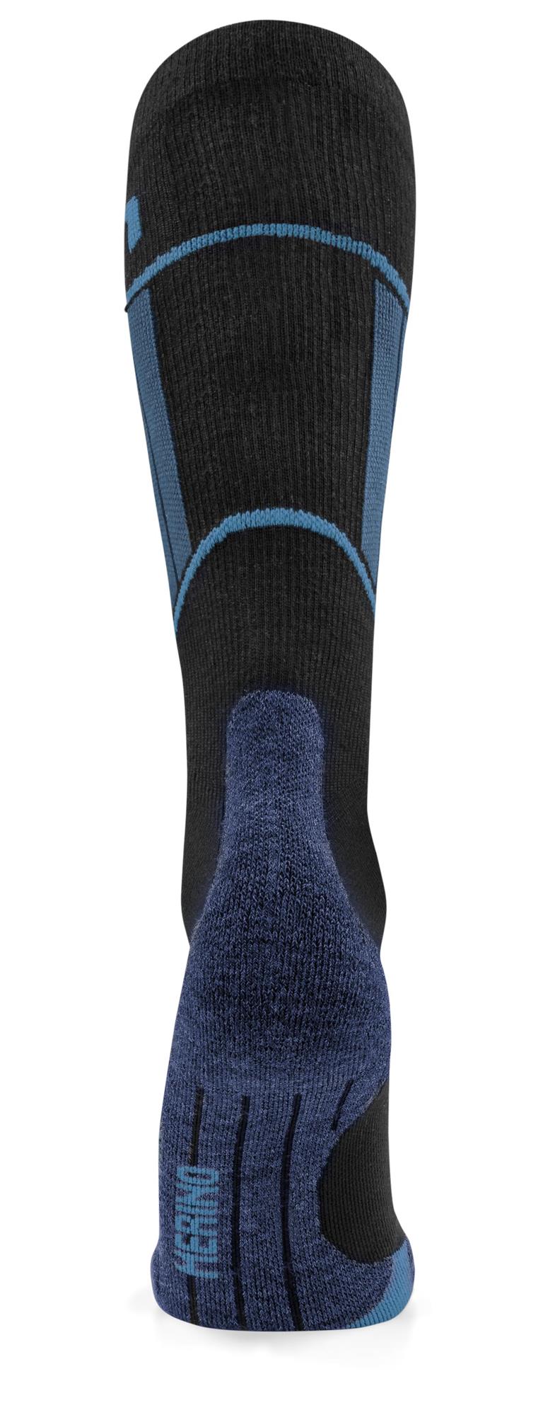 2 Paar Merino Kompressionskniestrümpfe für Motorrad fahren - Thrombosestrümpfe - Bild 9 von 20