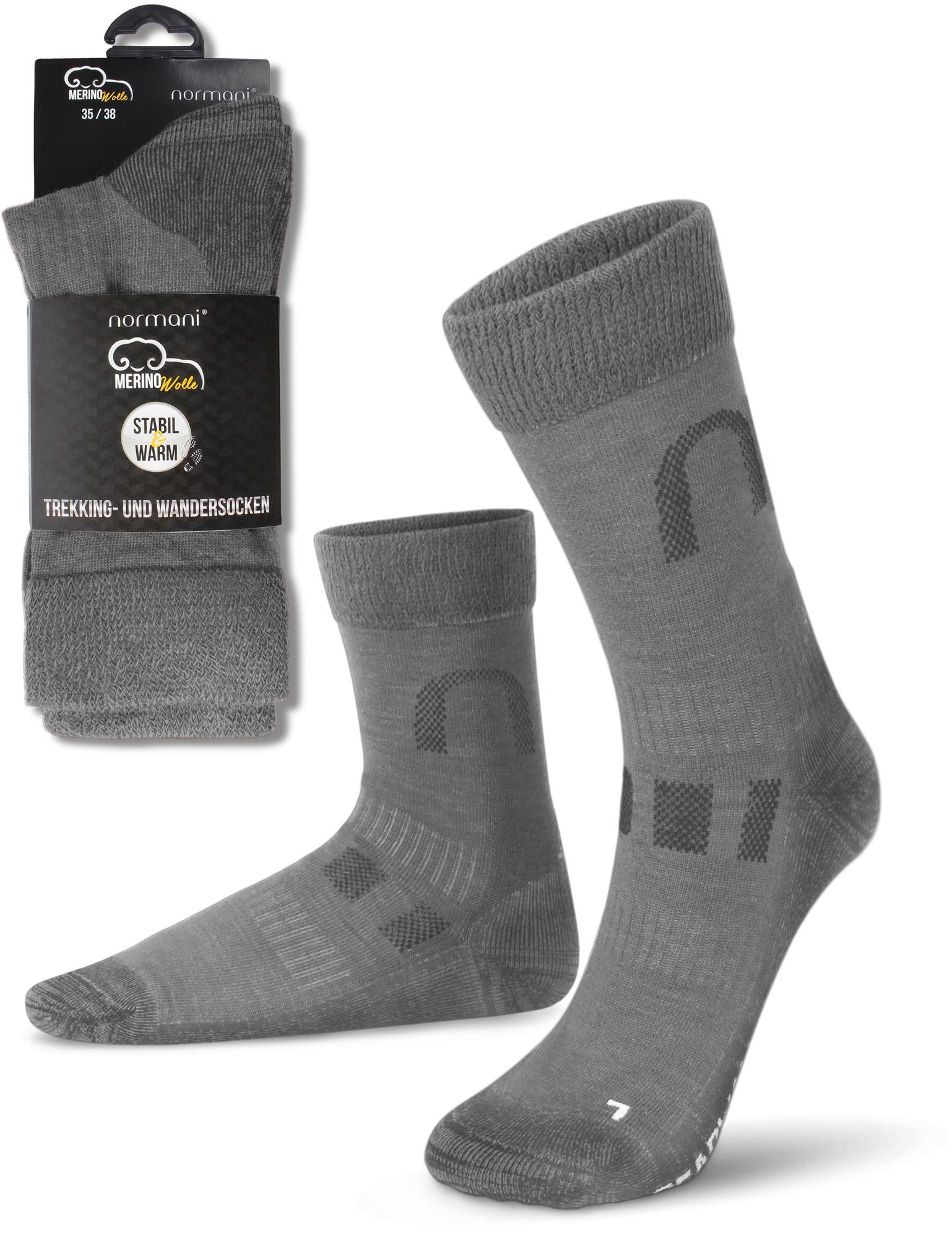2 Paar Merinowollsocken – Wandersocken & Trekkingsocken, Temperaturregulierend - Bild 12 von 16