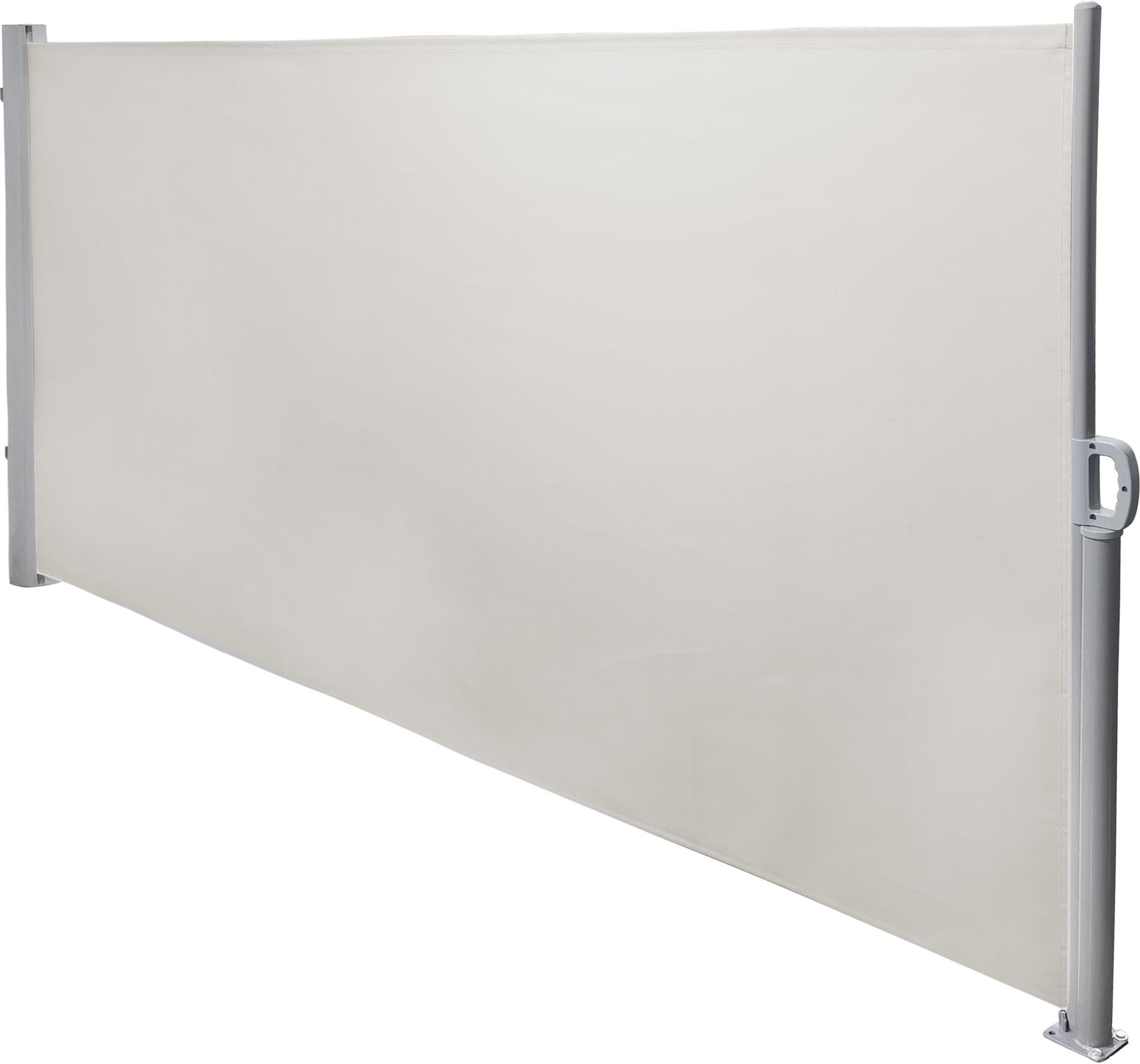 Seitenmarkise Sicht- und Sonnenschutz 180 x 300 cm Seitenrolllo Seitenschutz