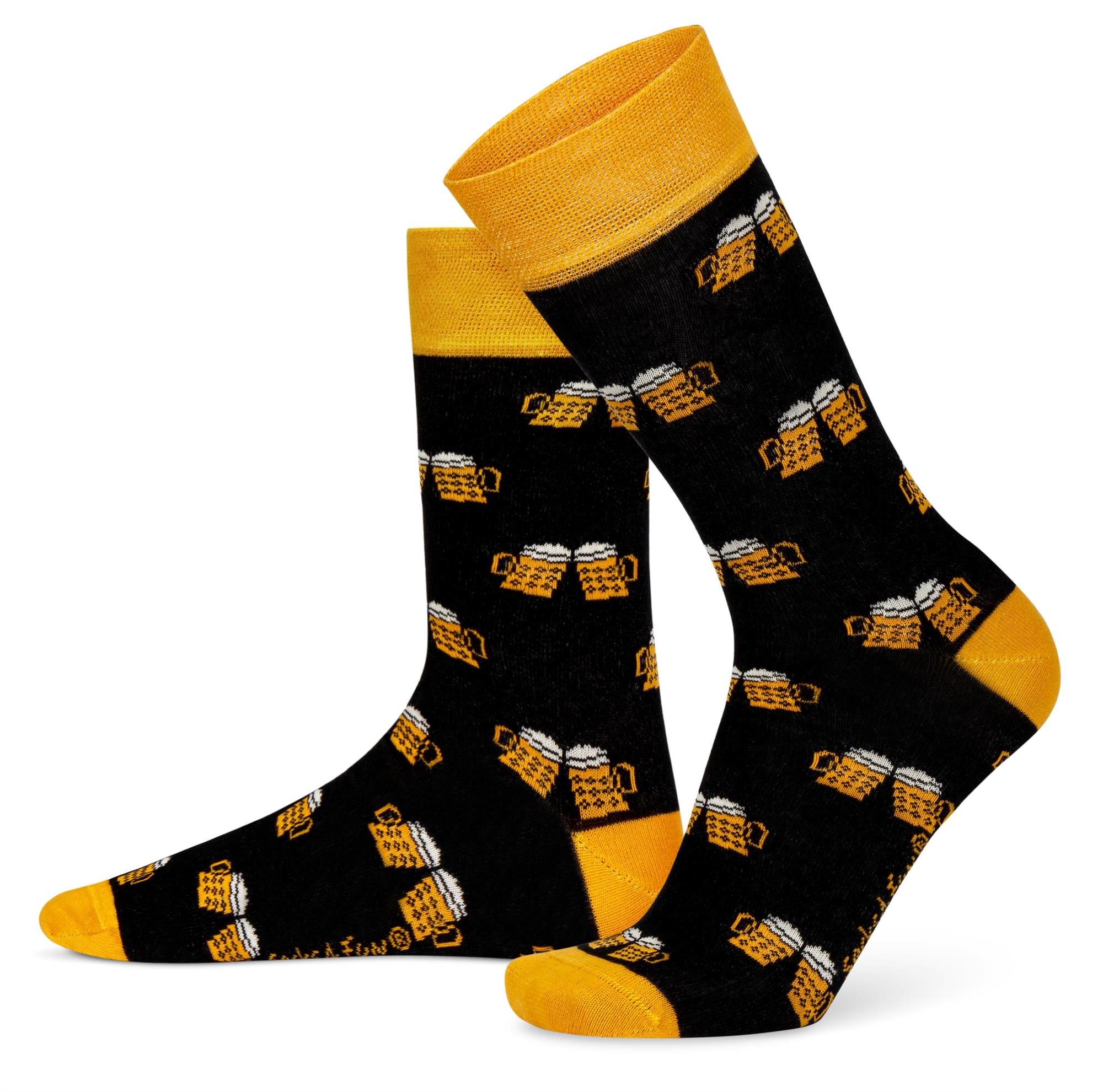 Lustige Motiv Socken aus Baumwolle 2 Paar Bunt Spaß Damen Herren Farbfroh - Bild 41 von 137
