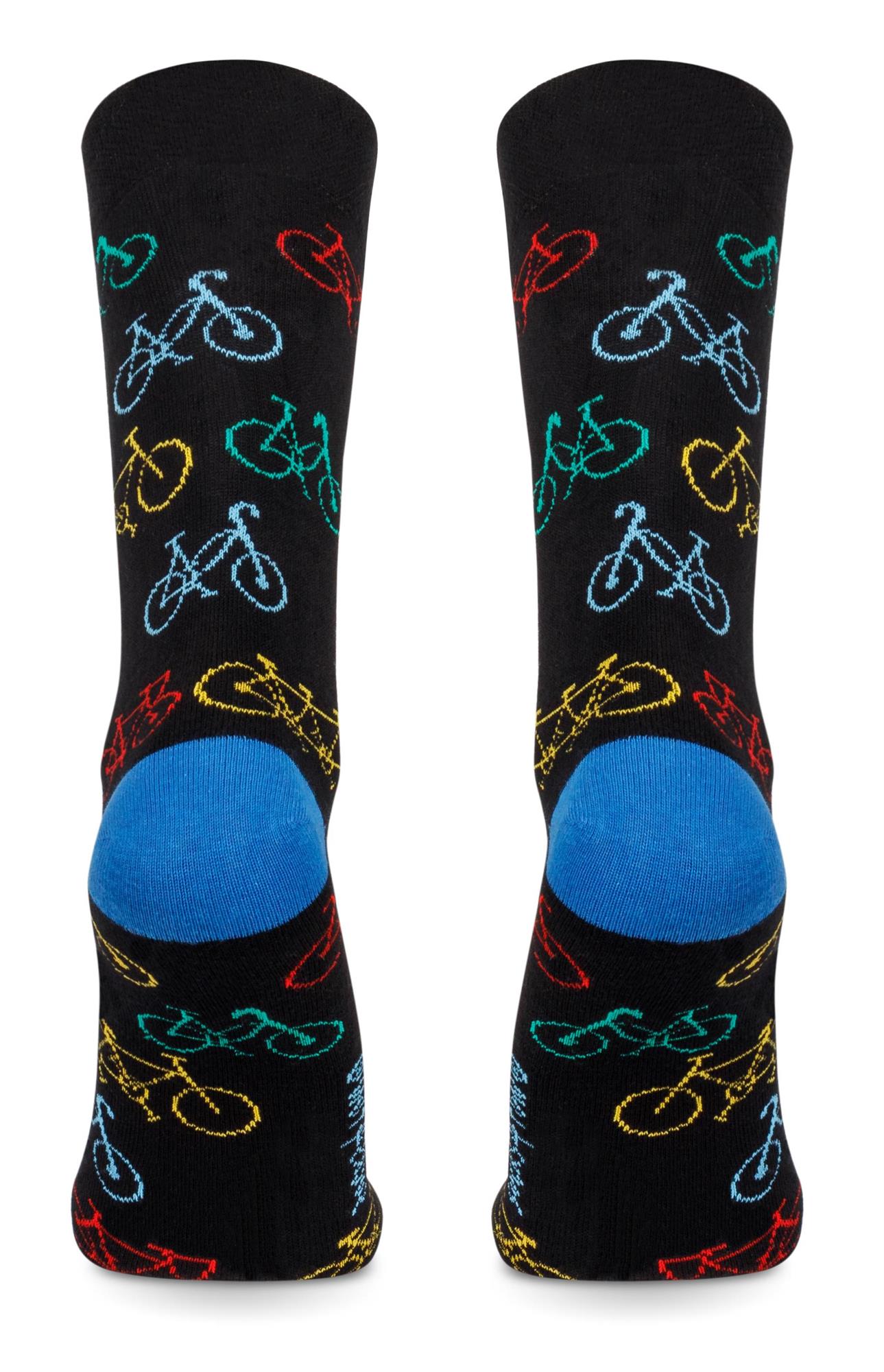 Lustige Motiv Socken aus Baumwolle 2 Paar Bunt Spaß Damen Herren Farbfroh - Bild 50 von 137