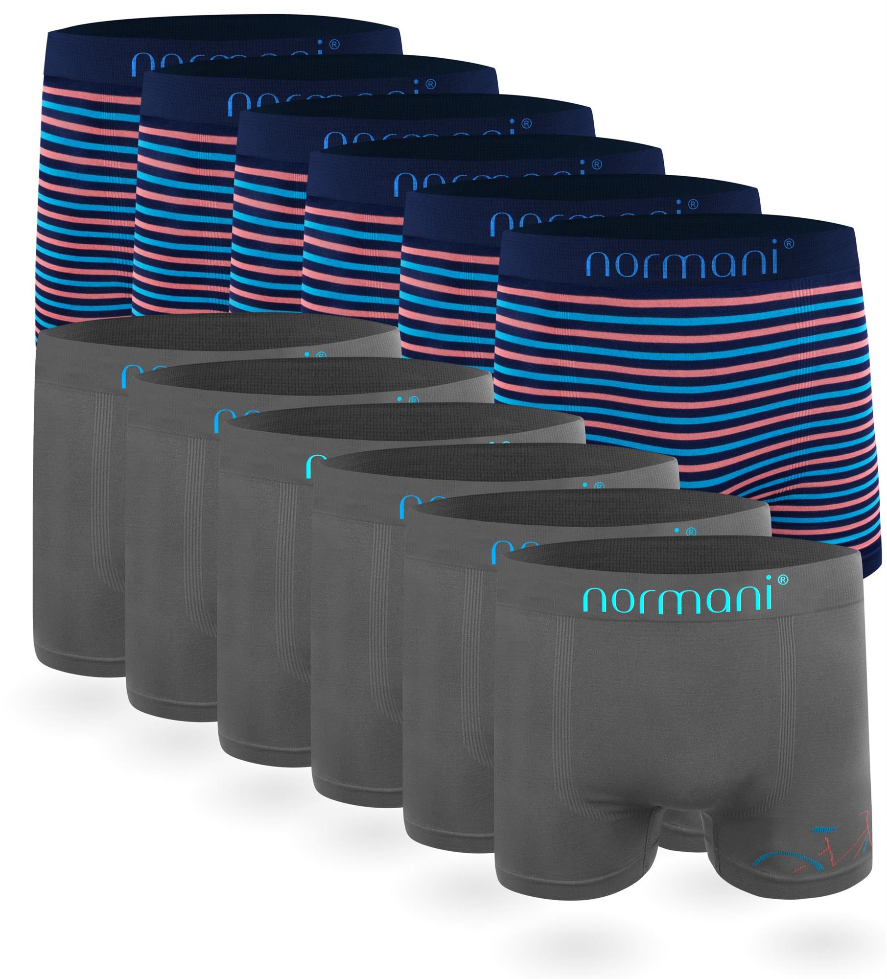 12 Stück Mikrofaser-Boxershorts für Herren - Sportunterhosen für Männer - Bild 12 von 61